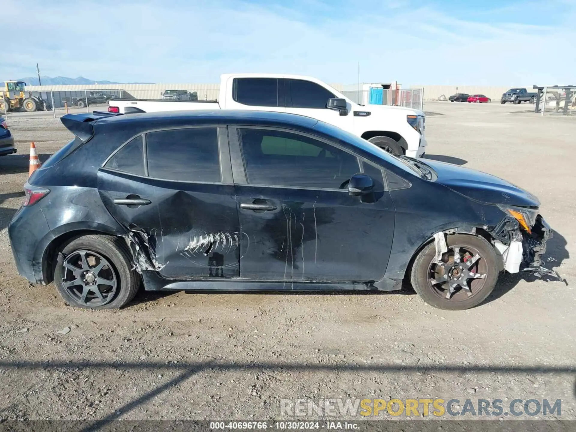12 fotografías del automóvil dañado JTNK4RBEXK3004841 TOYOTA COROLLA 2019