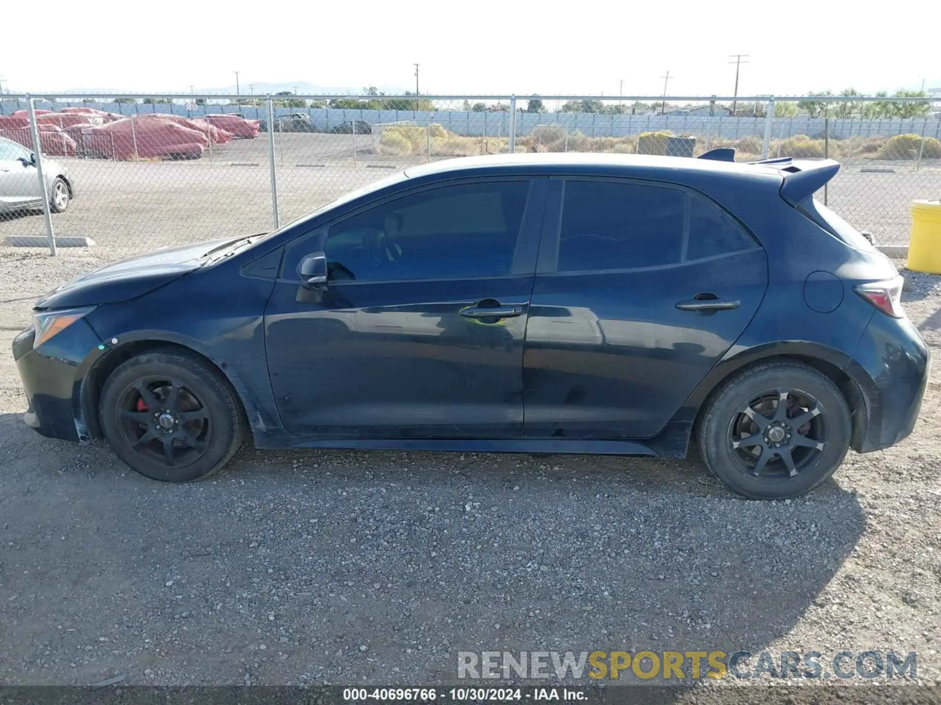 13 fotografías del automóvil dañado JTNK4RBEXK3004841 TOYOTA COROLLA 2019
