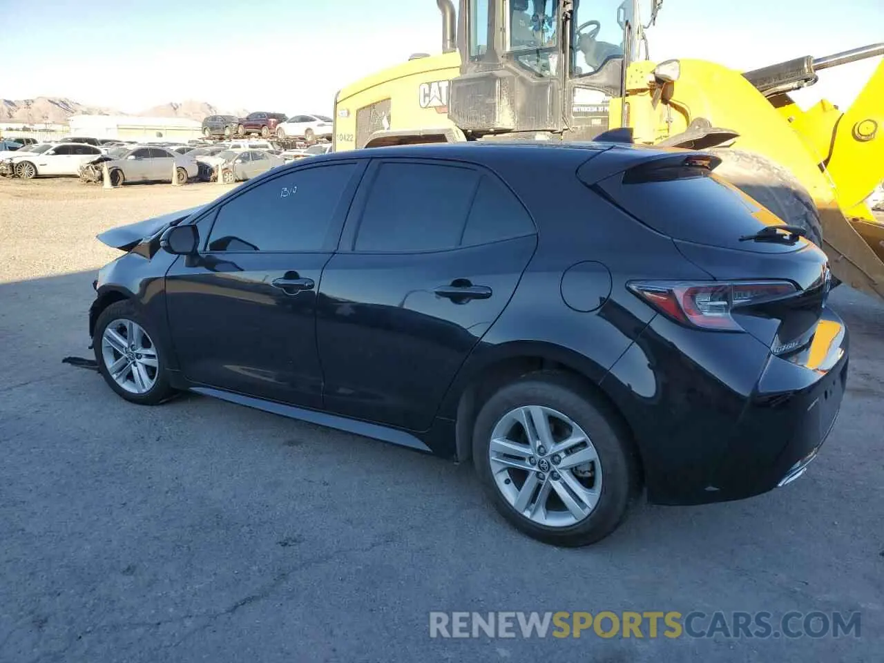 2 fotografías del automóvil dañado JTNK4RBEXK3014026 TOYOTA COROLLA 2019