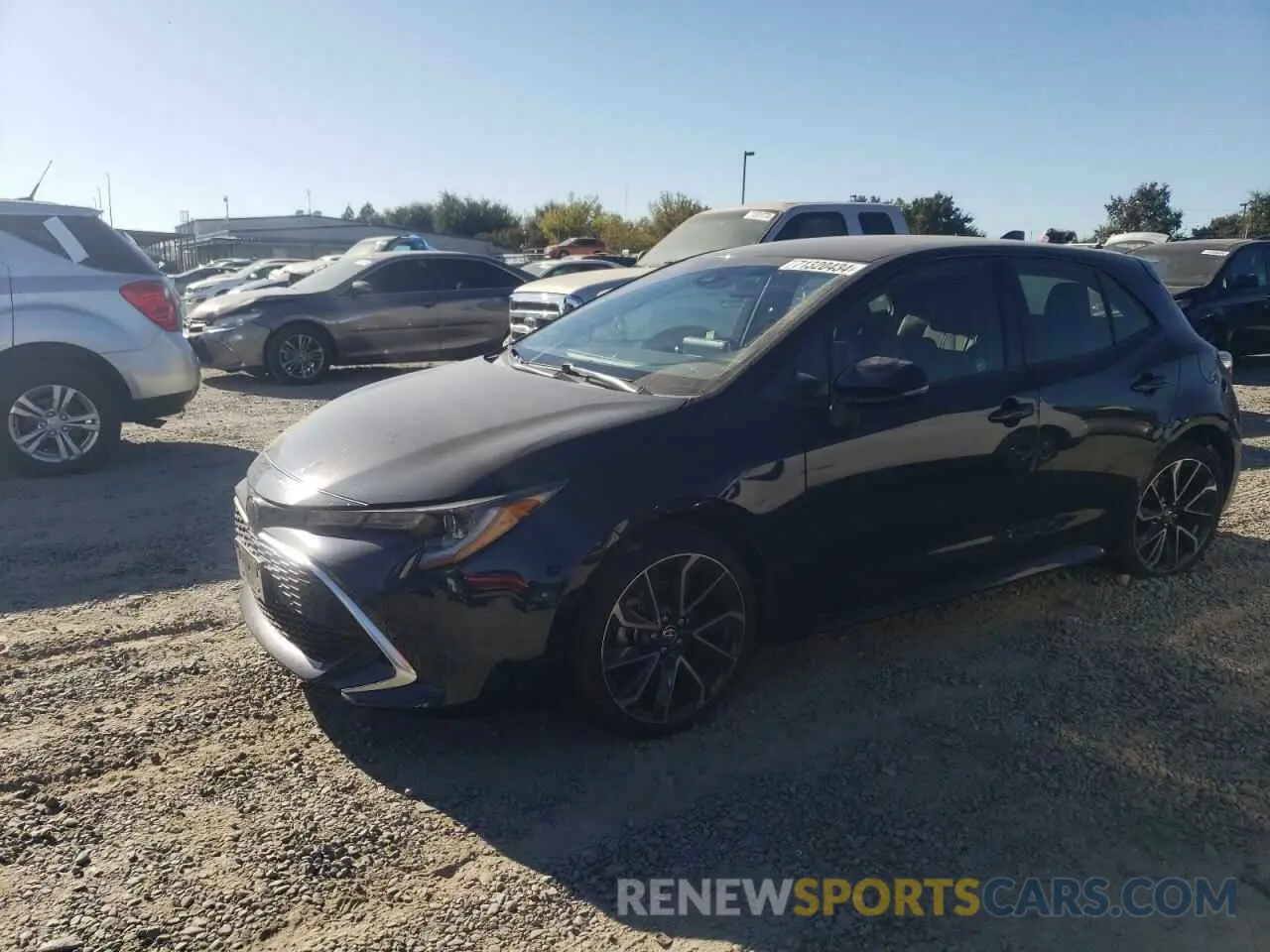 1 fotografías del automóvil dañado JTNK4RBEXK3029190 TOYOTA COROLLA 2019