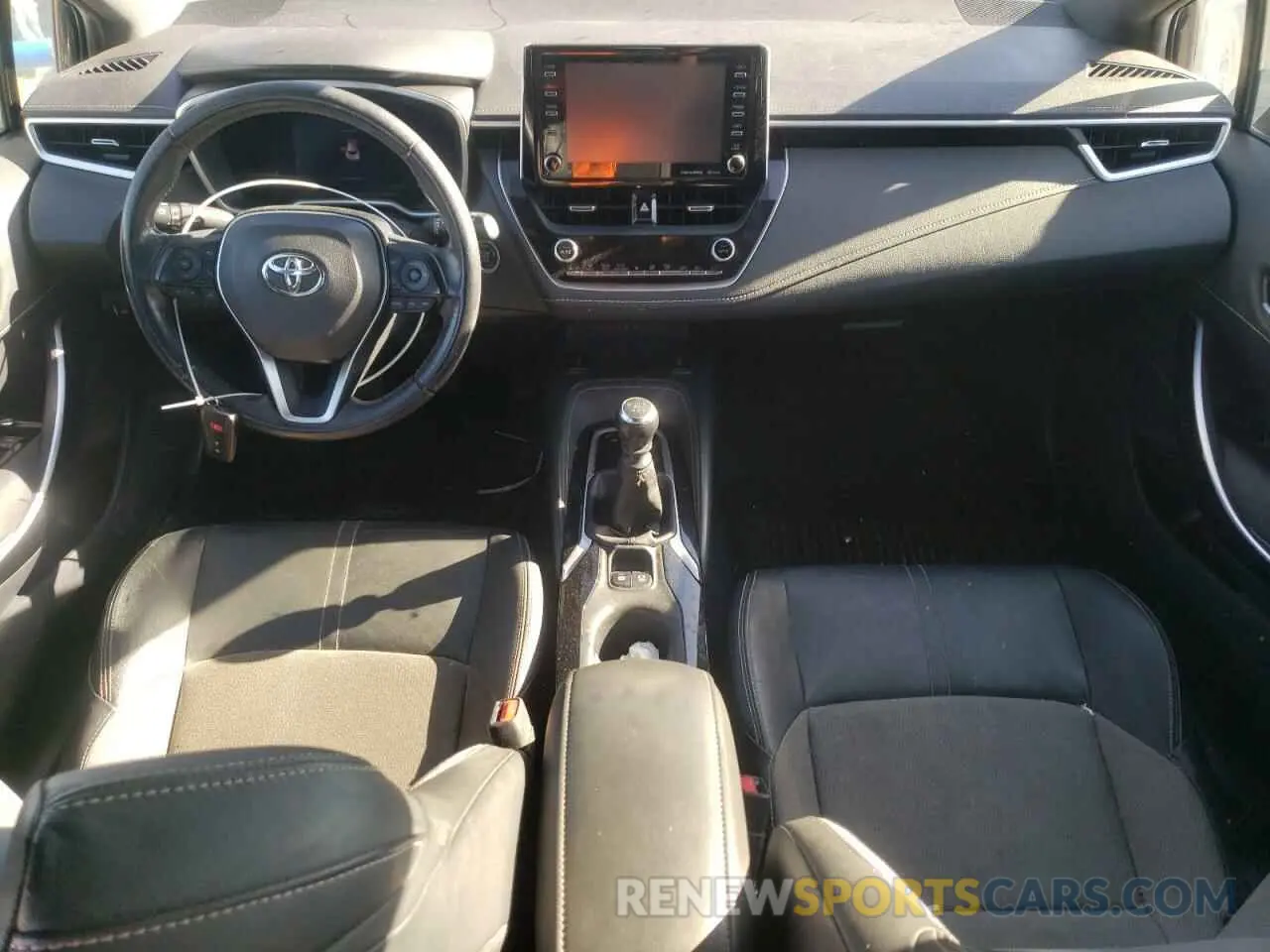 8 fotografías del automóvil dañado JTNK4RBEXK3029190 TOYOTA COROLLA 2019
