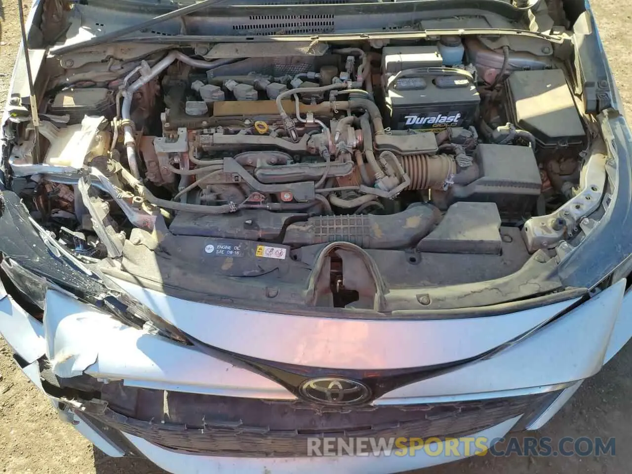 11 fotografías del automóvil dañado JTNK4RBEXK3040366 TOYOTA COROLLA 2019