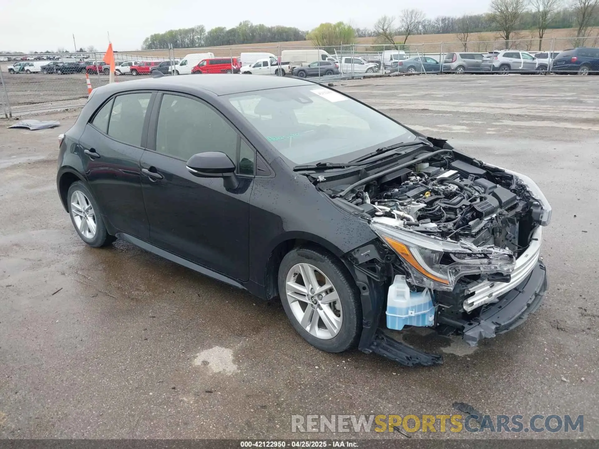 1 fotografías del automóvil dañado JTNK4RBEXK3041548 TOYOTA COROLLA 2019