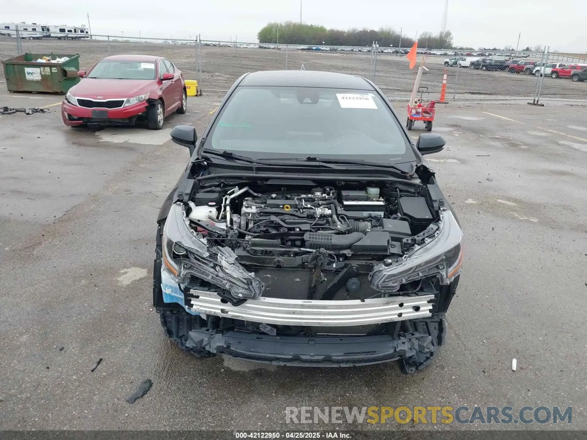 13 fotografías del automóvil dañado JTNK4RBEXK3041548 TOYOTA COROLLA 2019