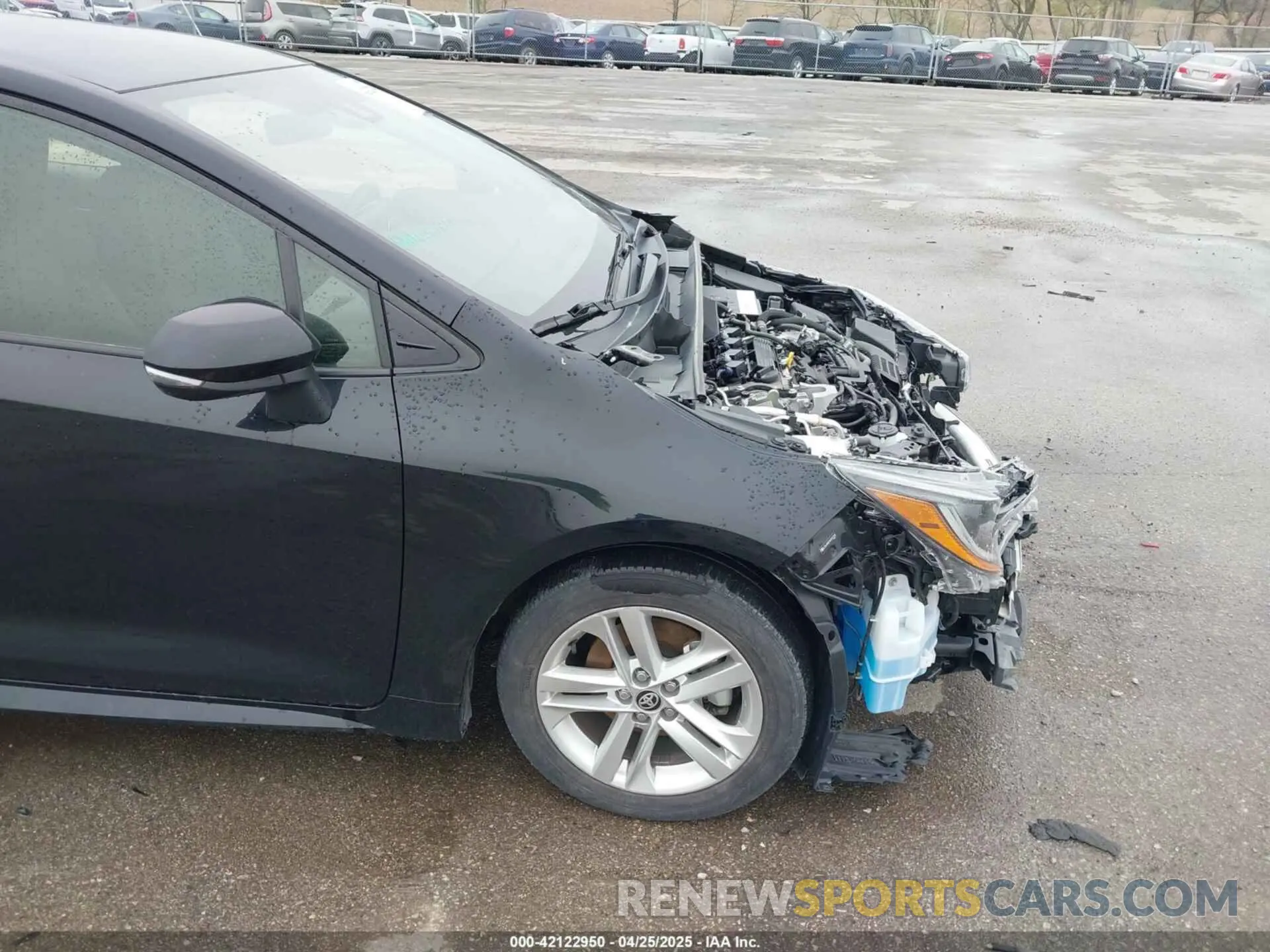 20 fotografías del automóvil dañado JTNK4RBEXK3041548 TOYOTA COROLLA 2019
