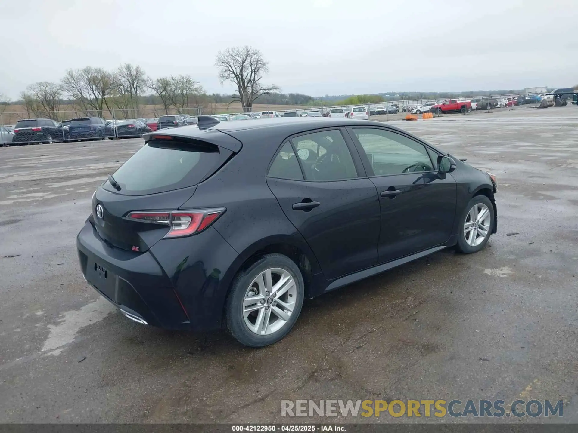4 fotografías del automóvil dañado JTNK4RBEXK3041548 TOYOTA COROLLA 2019