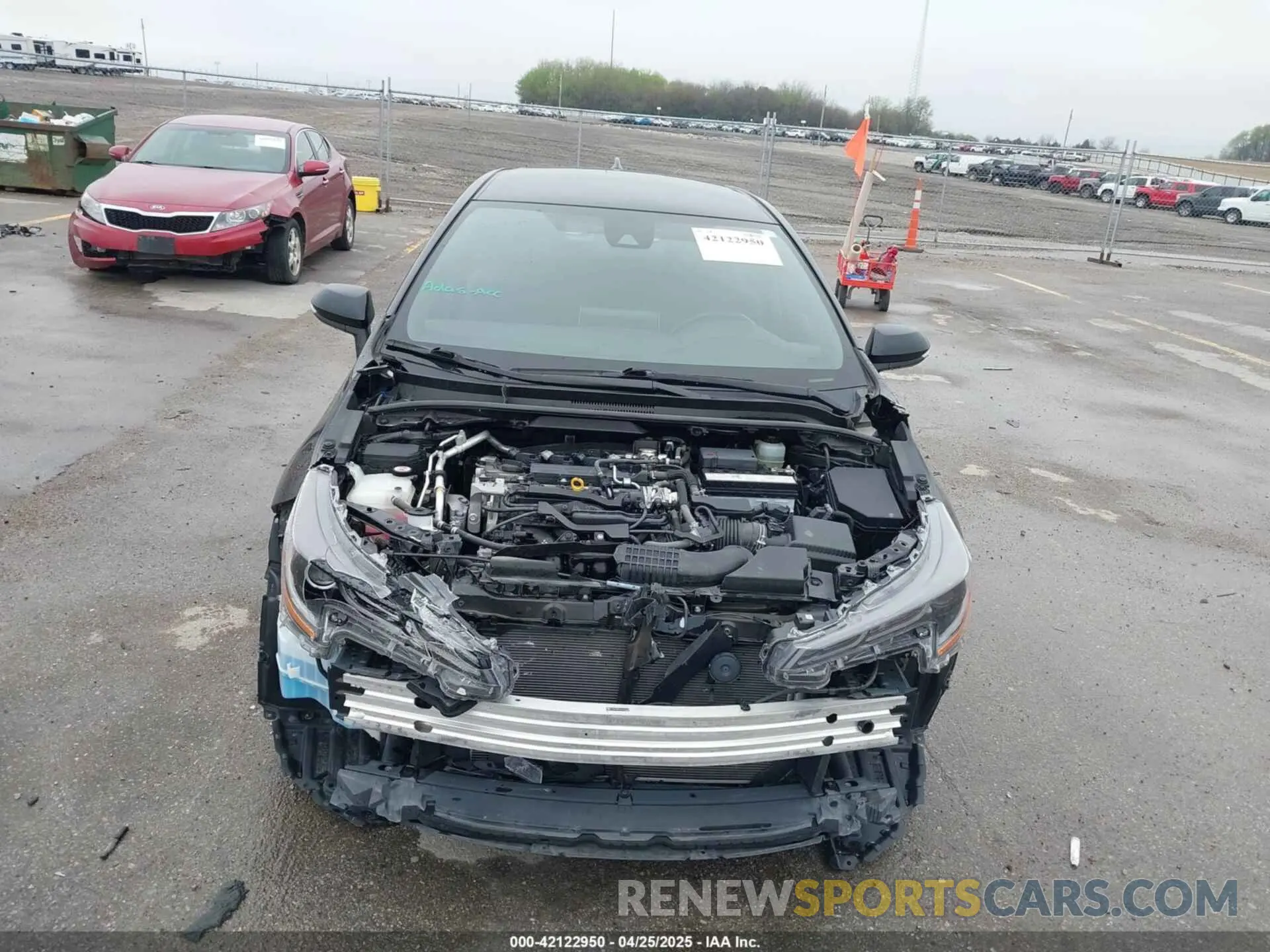 6 fotografías del automóvil dañado JTNK4RBEXK3041548 TOYOTA COROLLA 2019