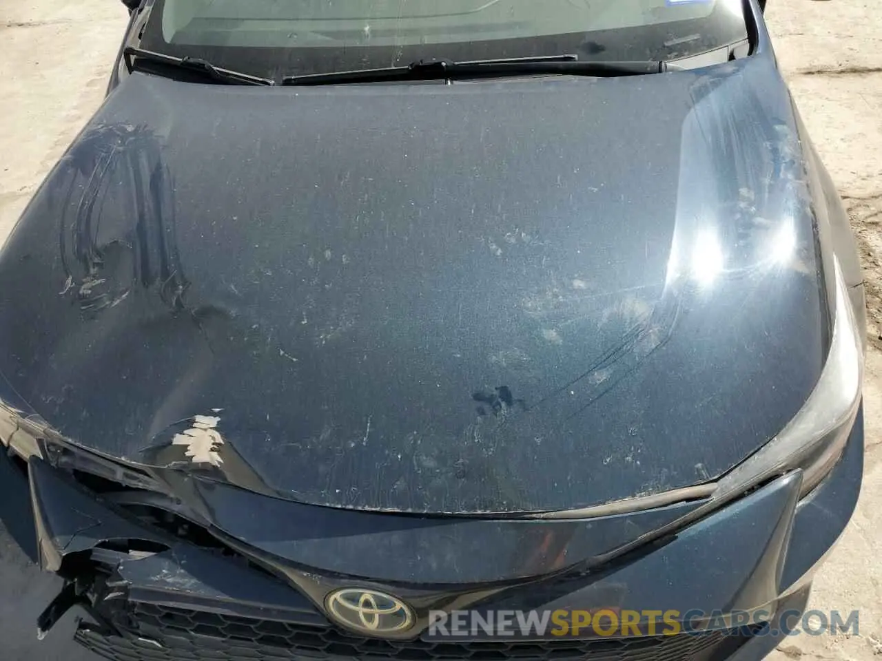 11 fotografías del automóvil dañado JTNK4RBEXK3051027 TOYOTA COROLLA 2019