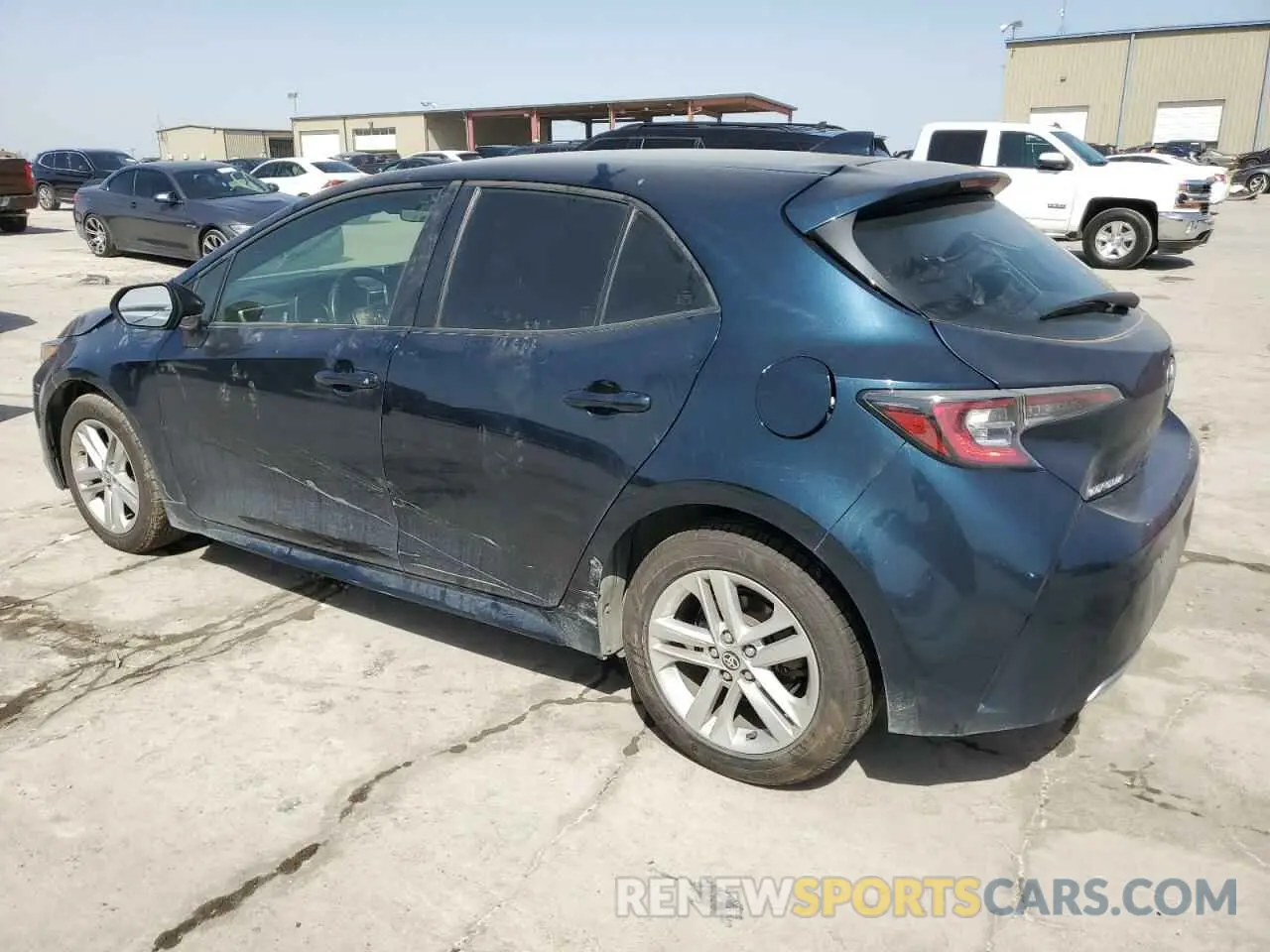 2 fotografías del automóvil dañado JTNK4RBEXK3051027 TOYOTA COROLLA 2019