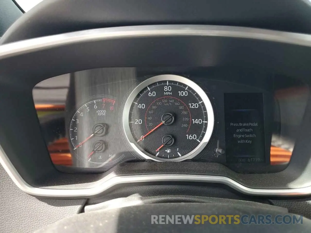 9 fotografías del automóvil dañado JTNK4RBEXK3051027 TOYOTA COROLLA 2019