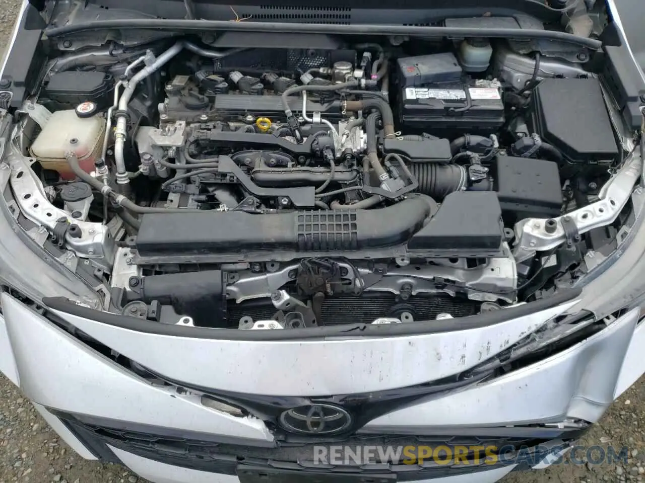 11 fotografías del automóvil dañado JTNK4RBEXK3054378 TOYOTA COROLLA 2019