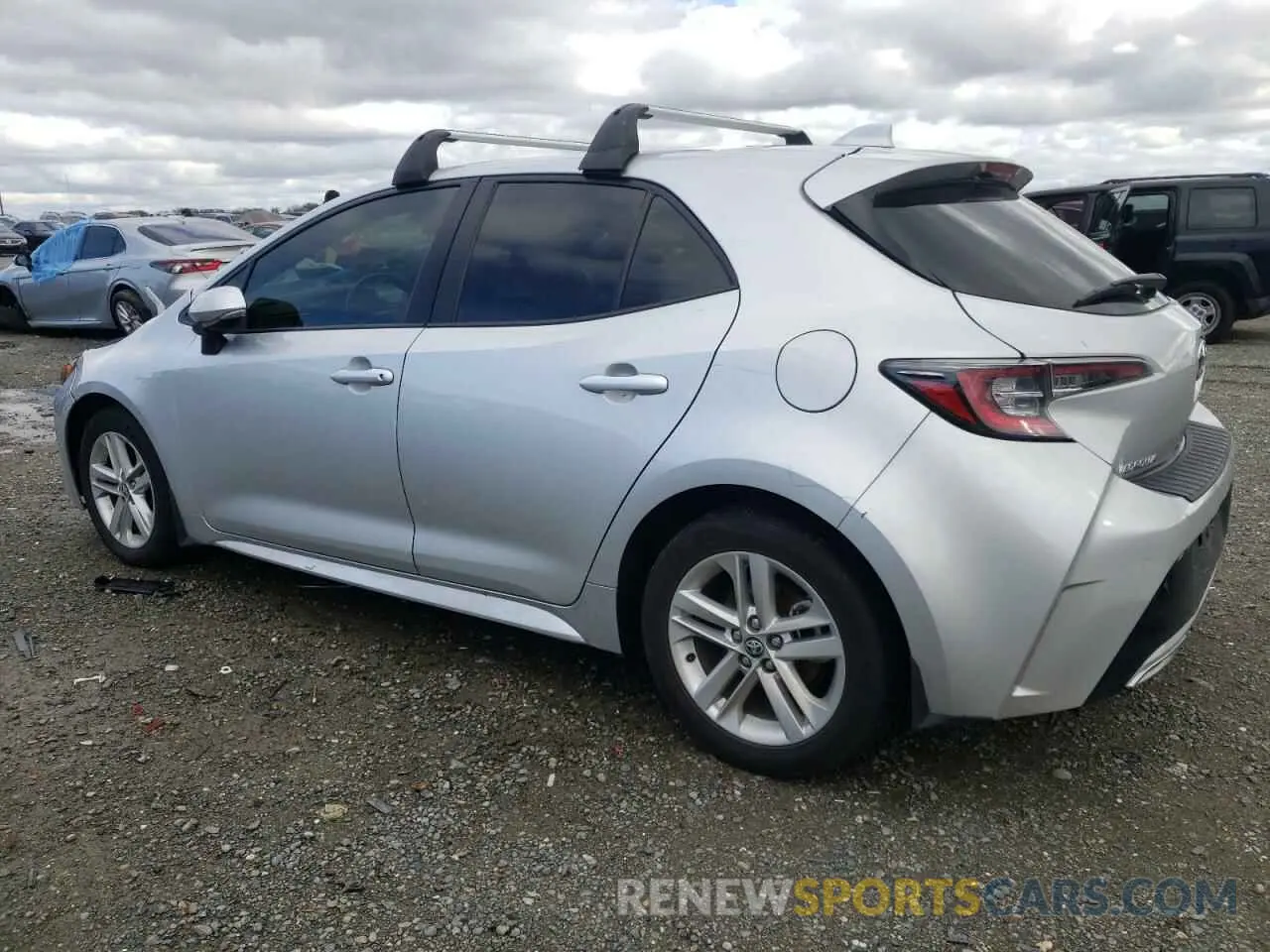 2 fotografías del automóvil dañado JTNK4RBEXK3054378 TOYOTA COROLLA 2019