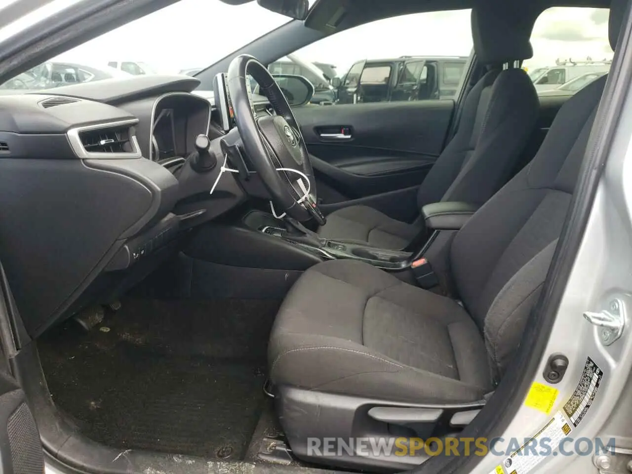 7 fotografías del automóvil dañado JTNK4RBEXK3054378 TOYOTA COROLLA 2019