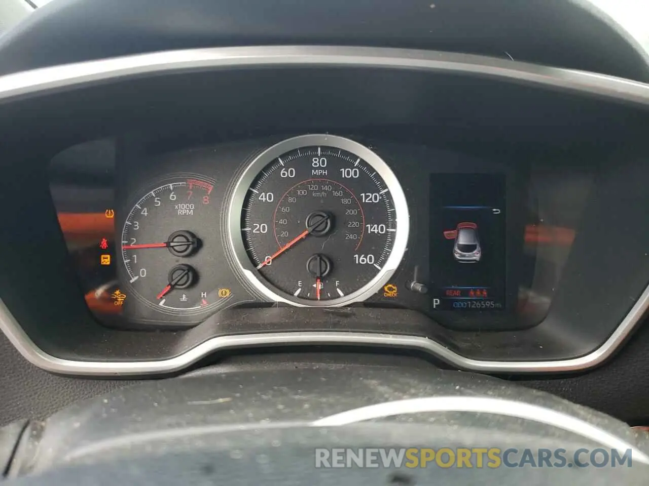 9 fotografías del automóvil dañado JTNK4RBEXK3054378 TOYOTA COROLLA 2019