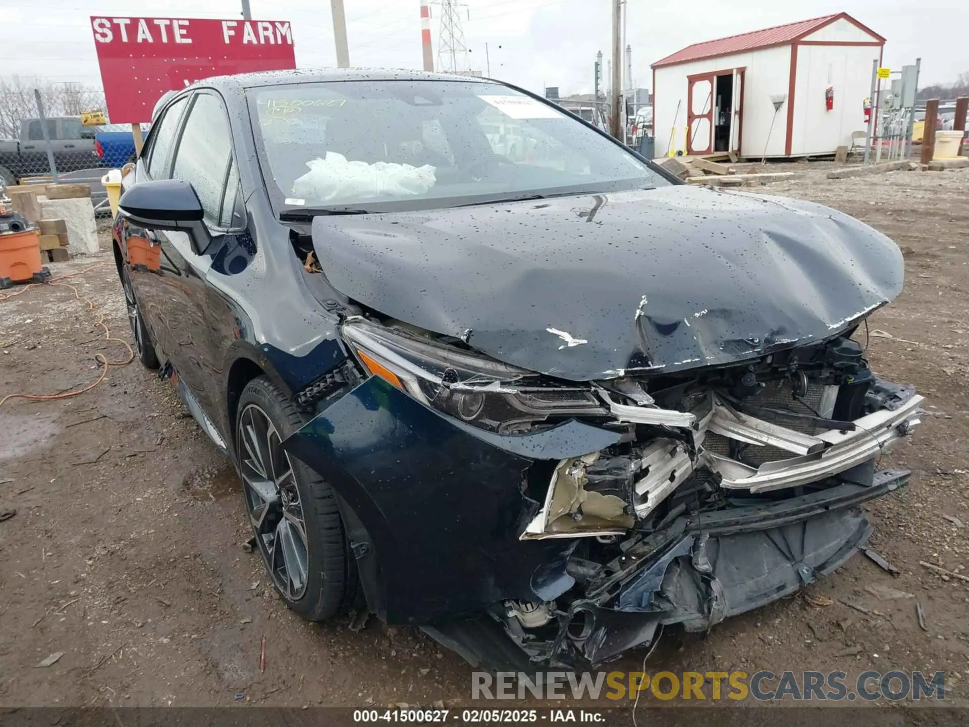 1 fotografías del automóvil dañado JTNK4RBEXK3060018 TOYOTA COROLLA 2019