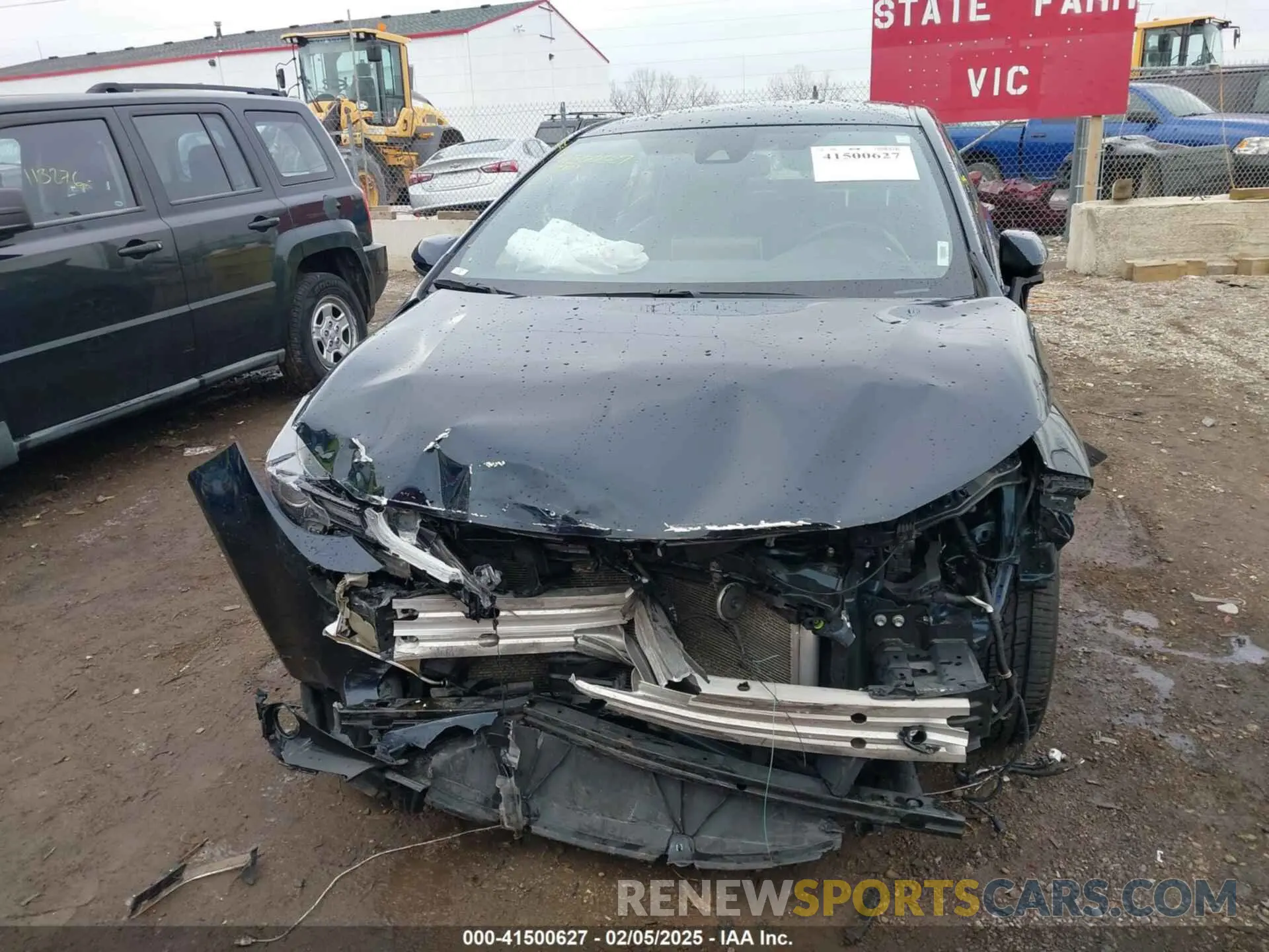 13 fotografías del automóvil dañado JTNK4RBEXK3060018 TOYOTA COROLLA 2019