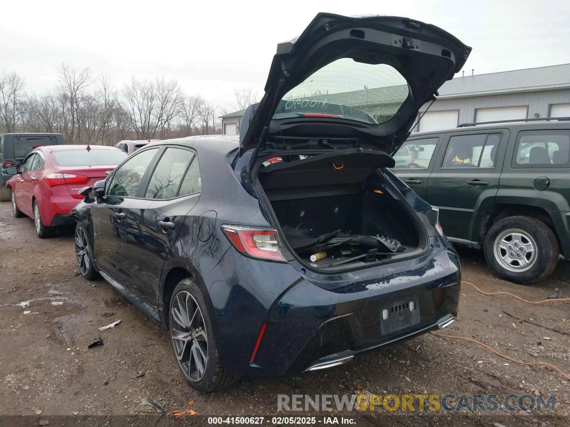 3 fotografías del automóvil dañado JTNK4RBEXK3060018 TOYOTA COROLLA 2019
