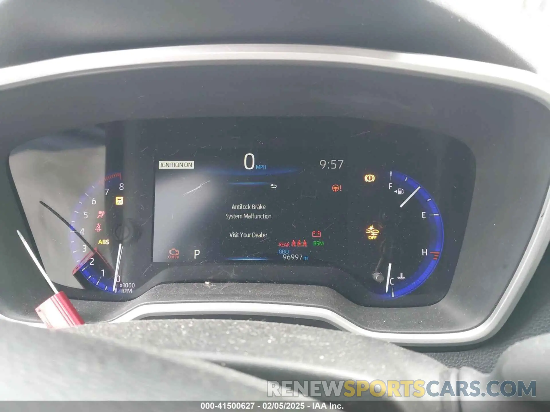 7 fotografías del automóvil dañado JTNK4RBEXK3060018 TOYOTA COROLLA 2019