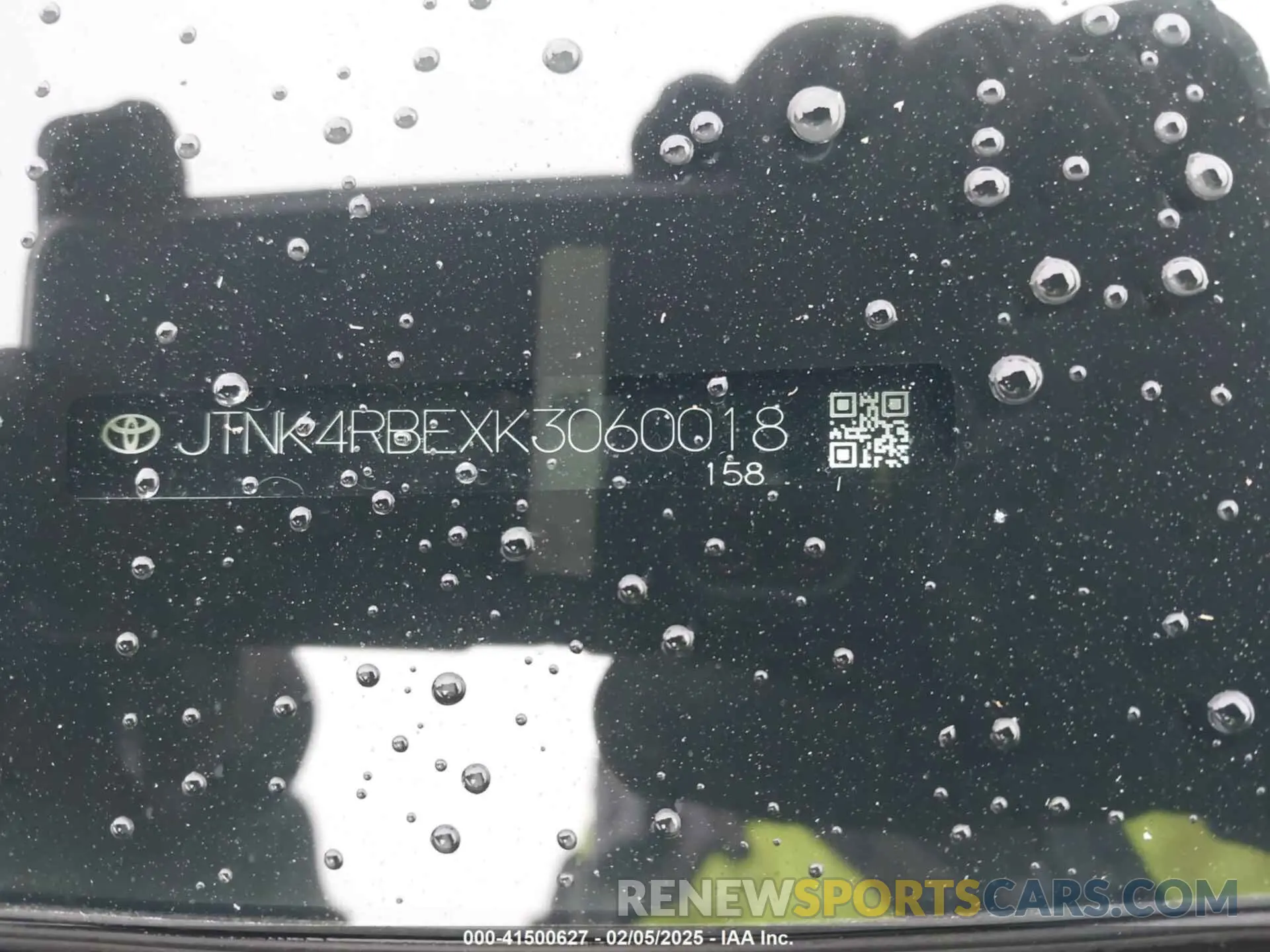 9 fotografías del automóvil dañado JTNK4RBEXK3060018 TOYOTA COROLLA 2019