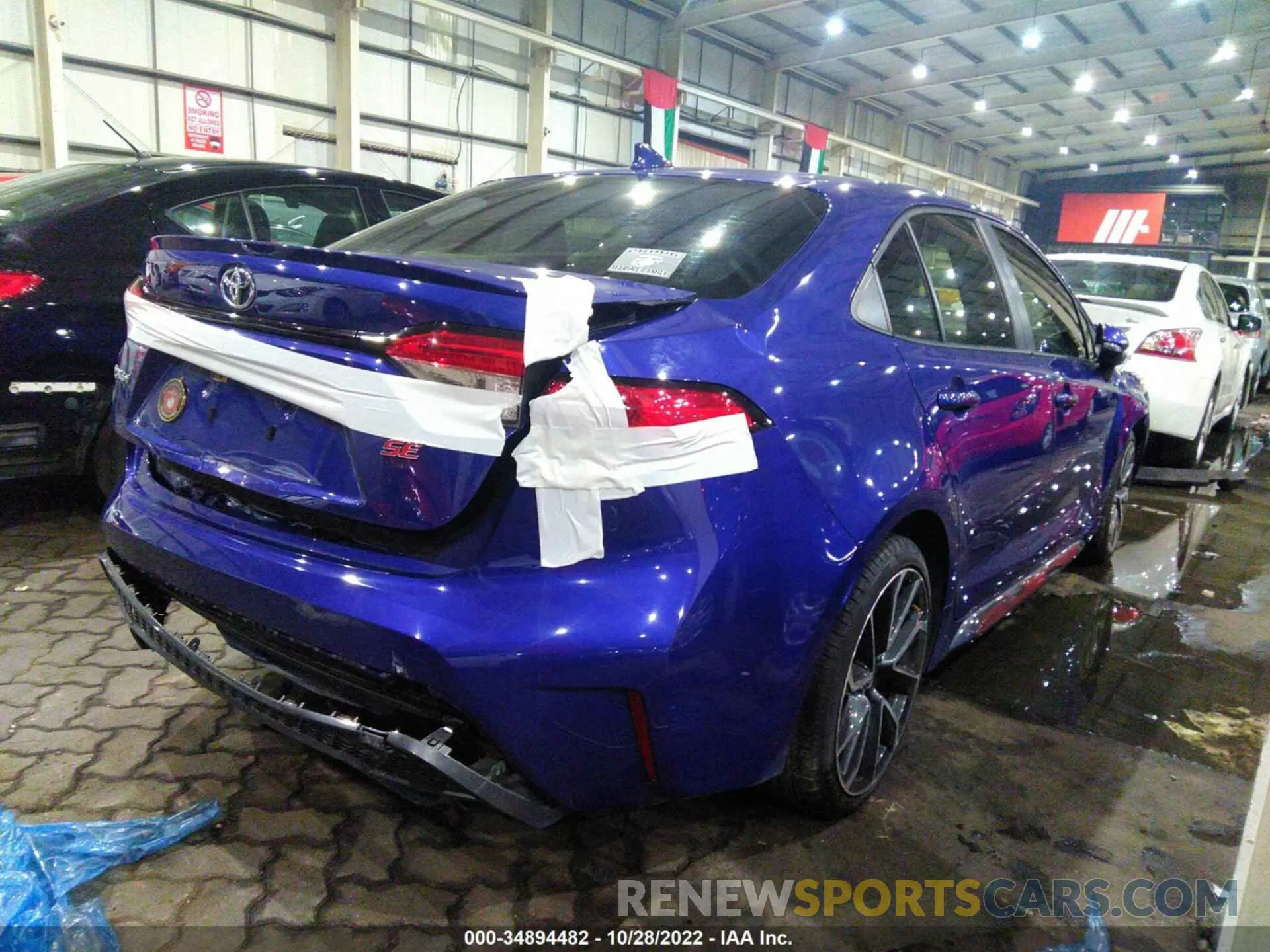 4 fotografías del automóvil dañado 00DP4RCE3LJ013841 TOYOTA COROLLA 2020