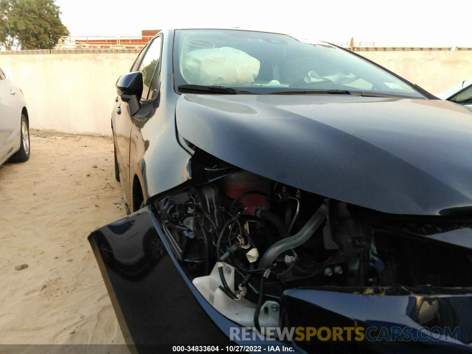 6 fotografías del automóvil dañado 00FEPRAE8LP088774 TOYOTA COROLLA 2020