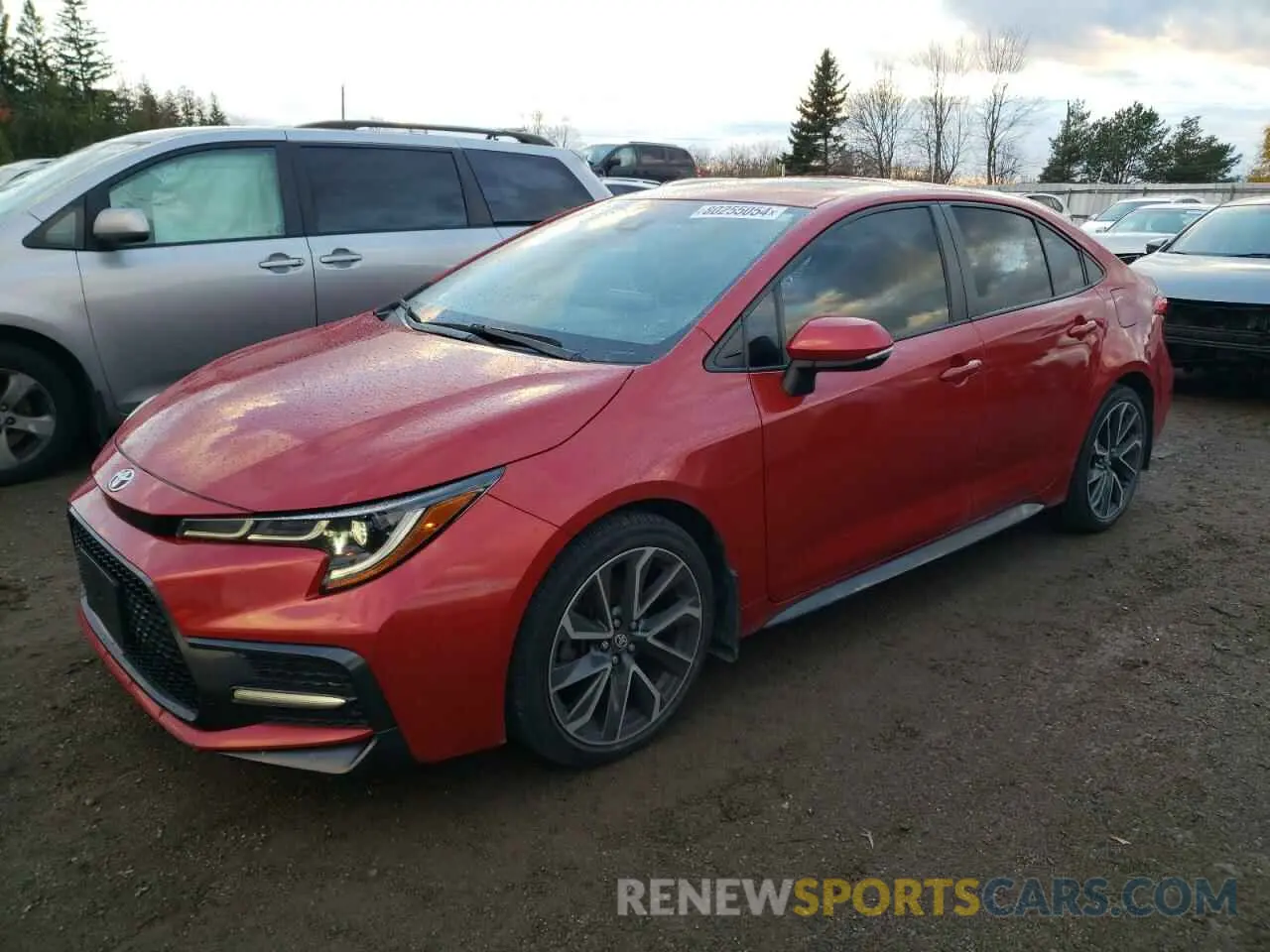 1 fotografías del automóvil dañado 5YFB4RBE7LP024980 TOYOTA COROLLA 2020