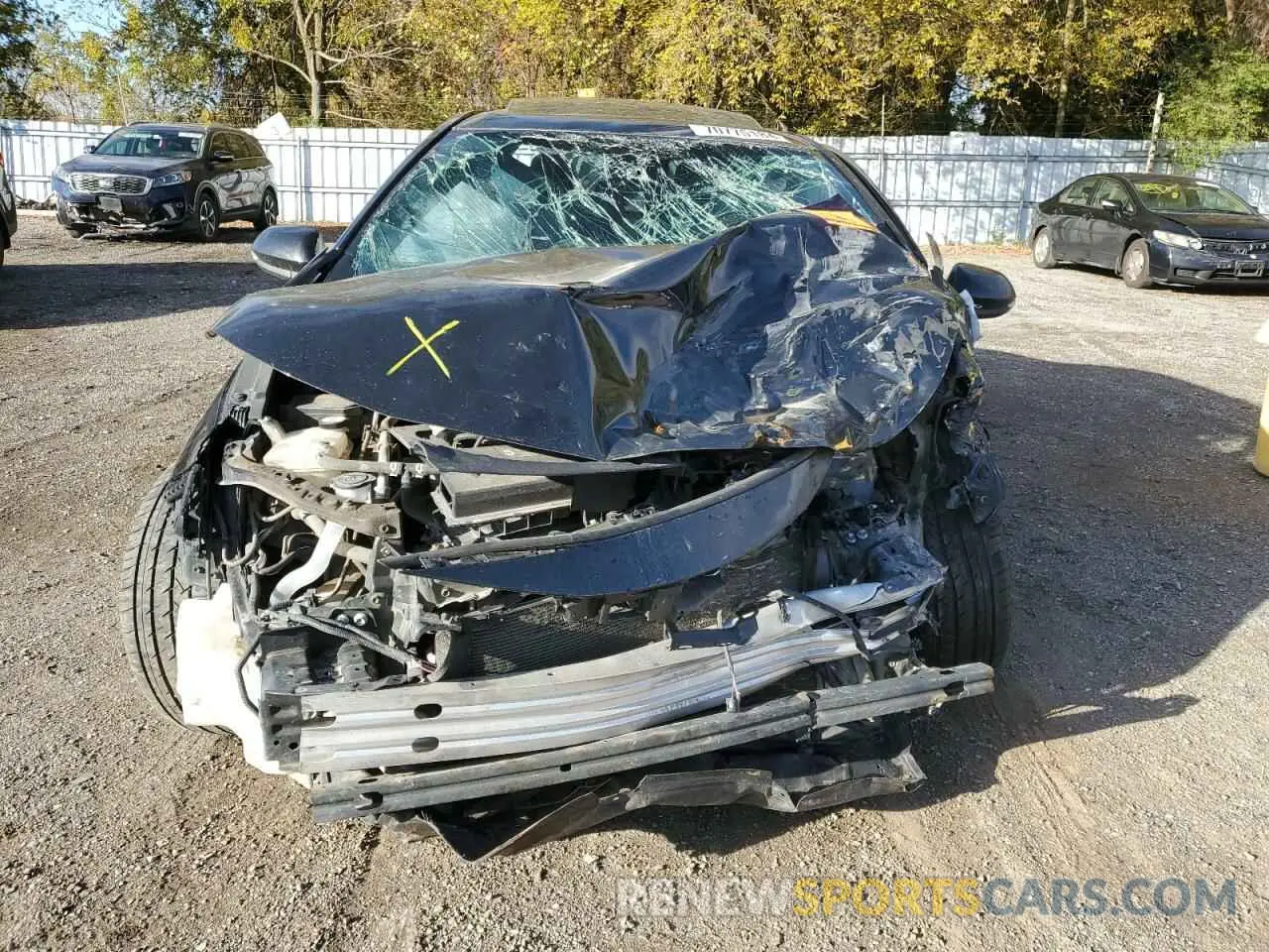 5 fotografías del automóvil dañado 5YFB4RBE7LP052620 TOYOTA COROLLA 2020