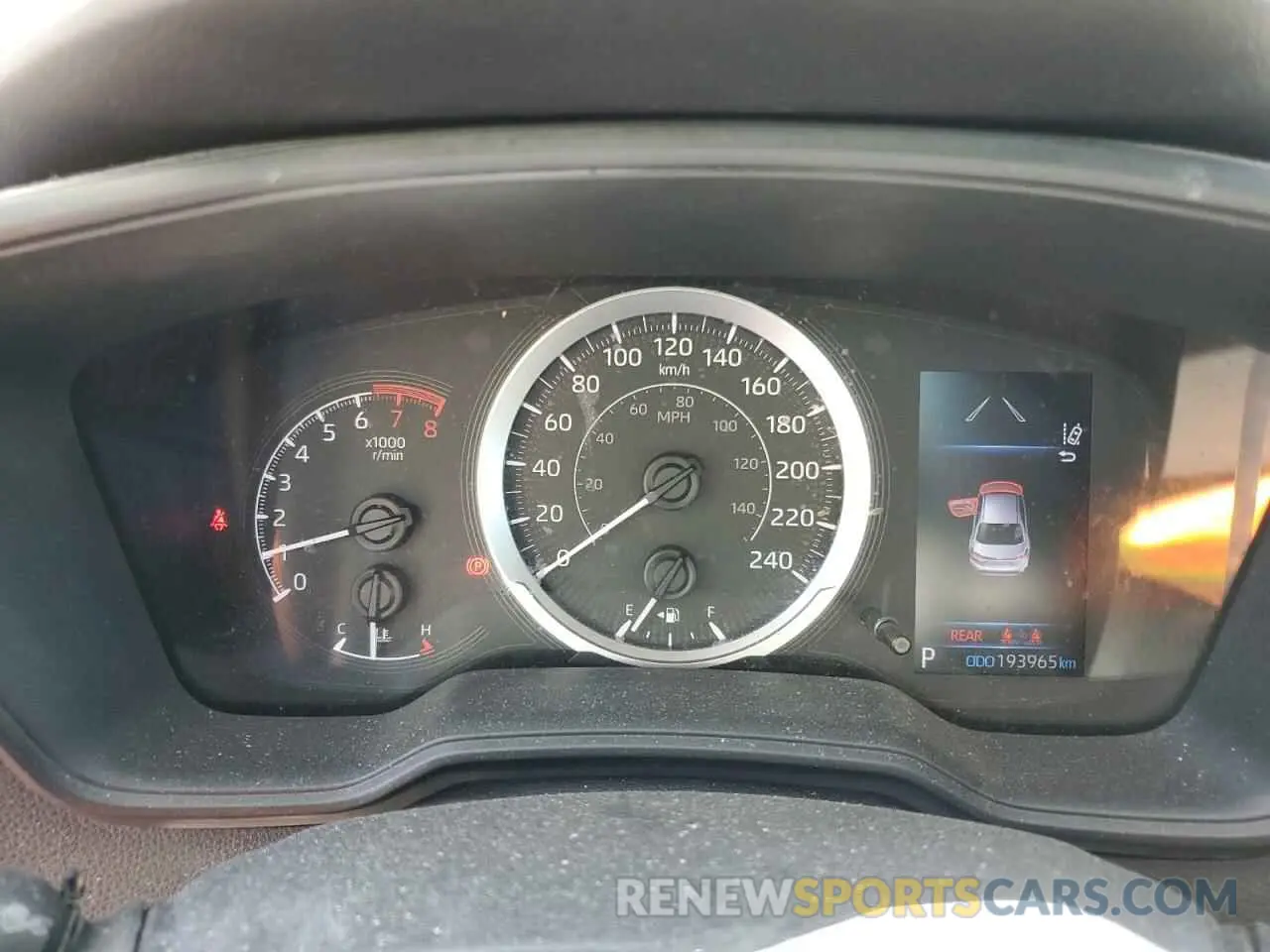 9 fotografías del automóvil dañado 5YFBPRBE1LP117629 TOYOTA COROLLA 2020