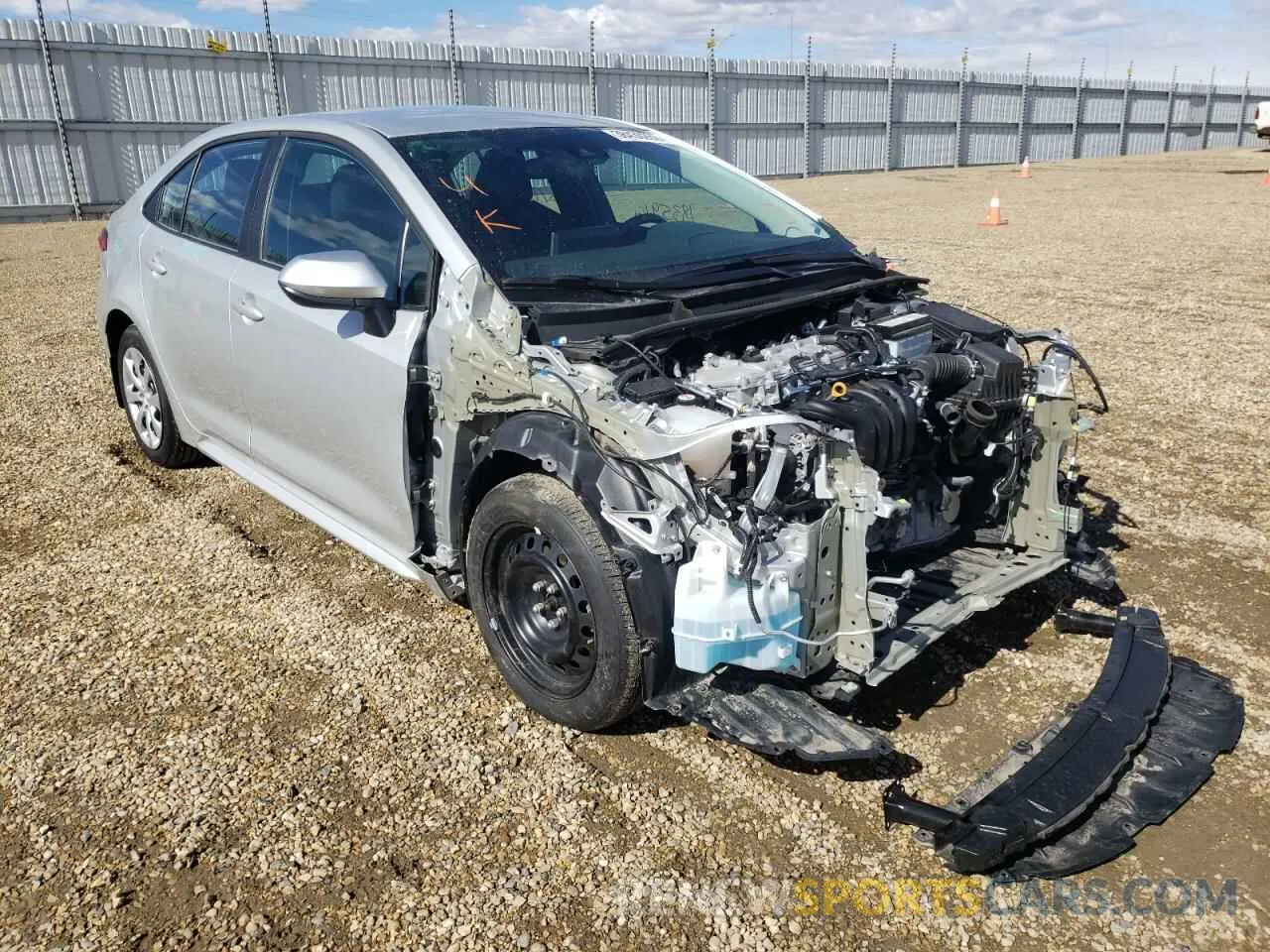 1 fotografías del automóvil dañado 5YFBPRBE2LP136366 TOYOTA COROLLA 2020