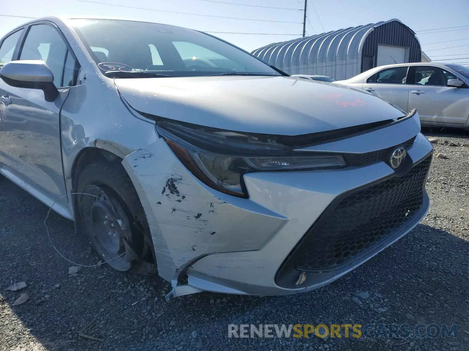 9 fotografías del automóvil dañado 5YFBPRBE4LP002670 TOYOTA COROLLA 2020