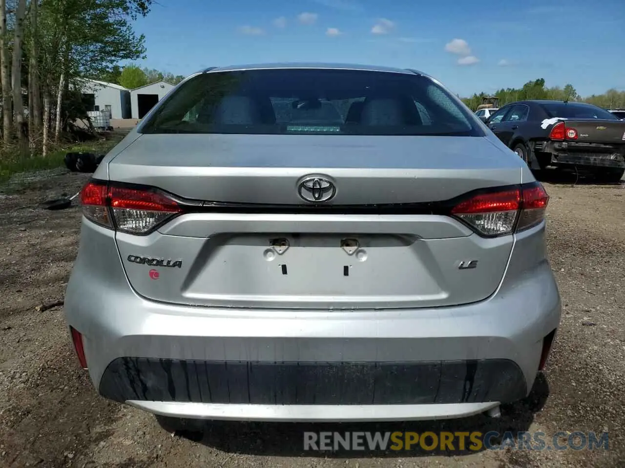 6 fotografías del automóvil dañado 5YFBPRBE8LP048728 TOYOTA COROLLA 2020