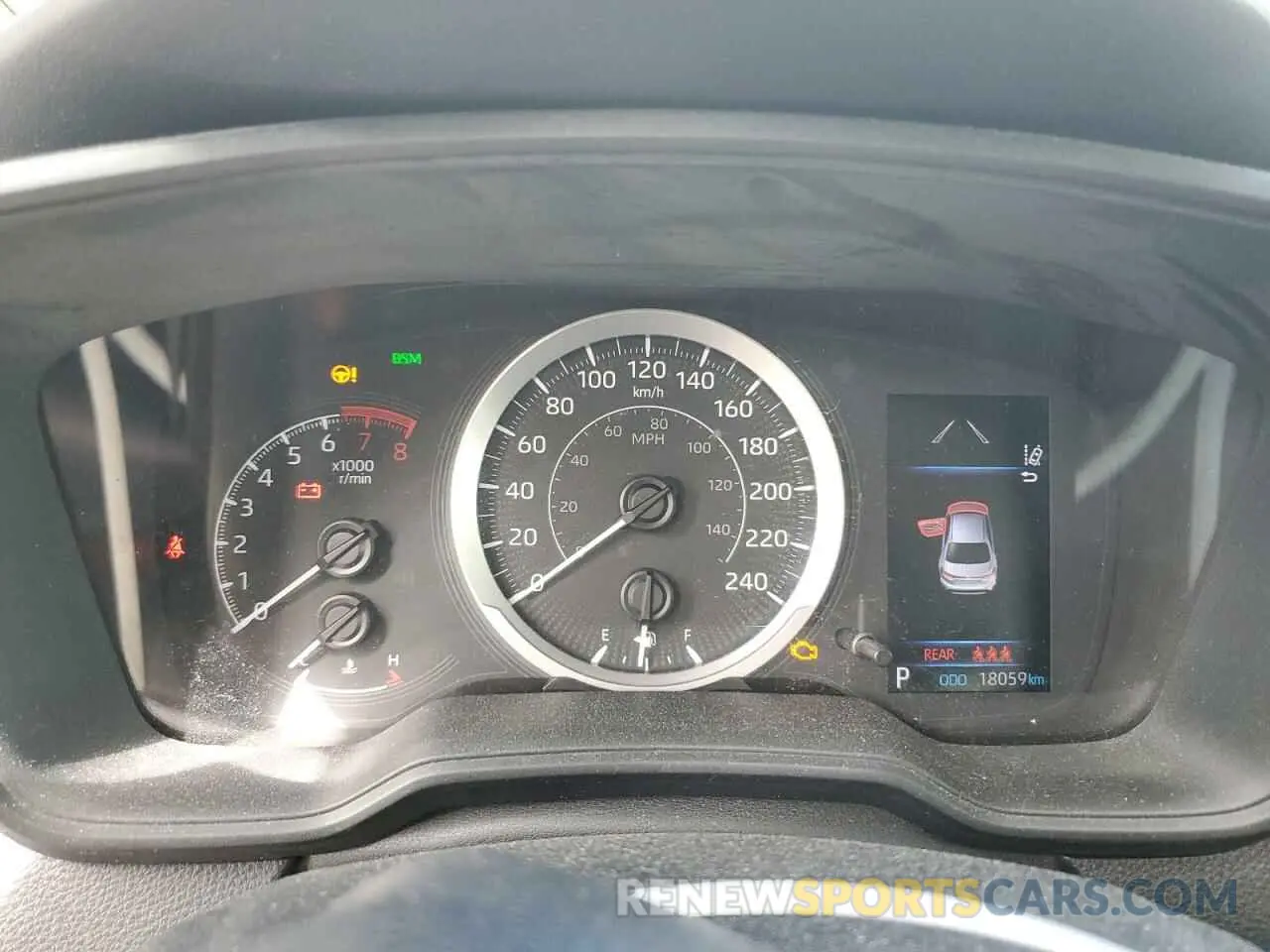 9 fotografías del automóvil dañado 5YFBPRBE8LP048728 TOYOTA COROLLA 2020