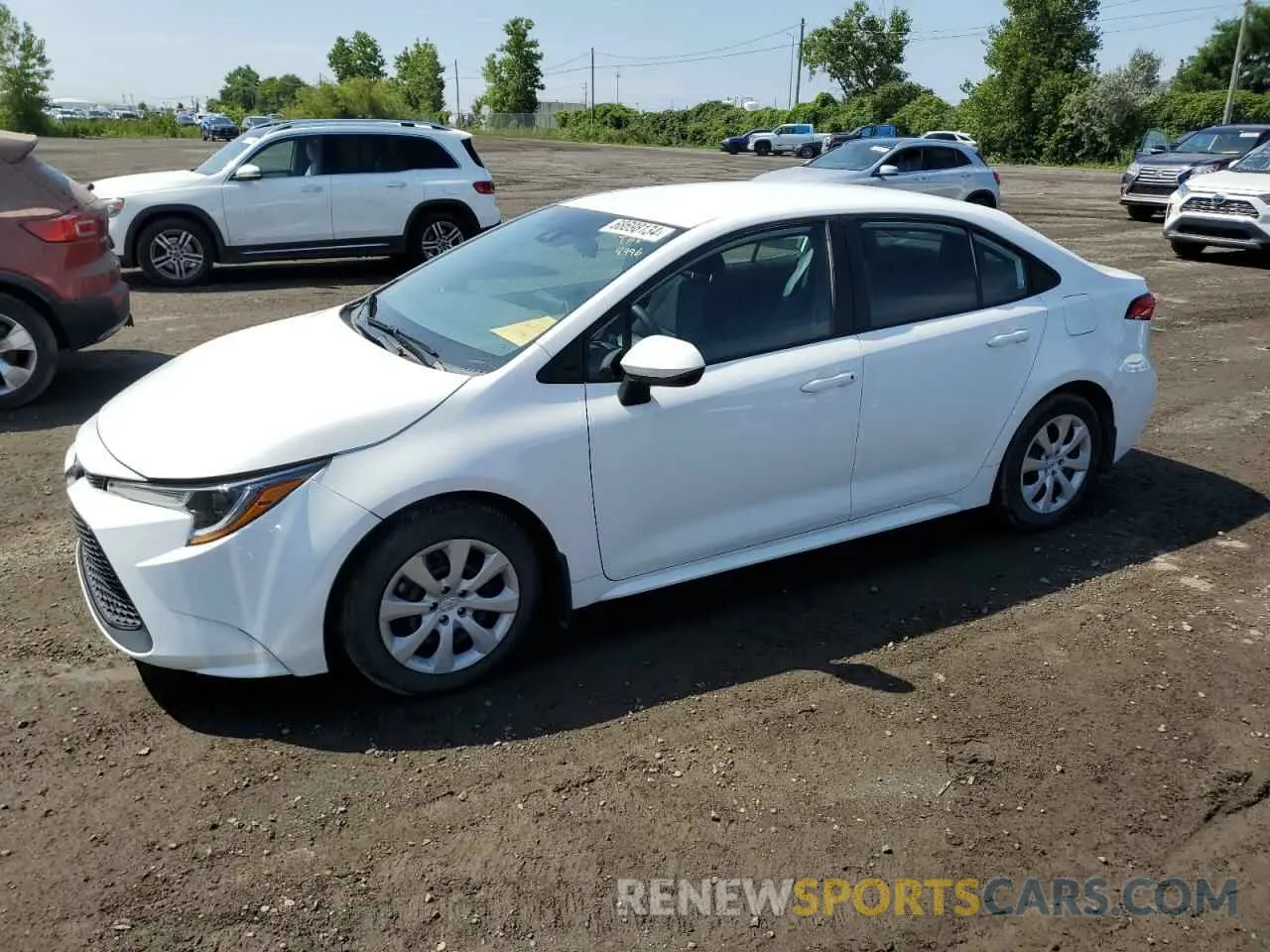 1 fotografías del automóvil dañado 5YFBPRBEXLP052795 TOYOTA COROLLA 2020