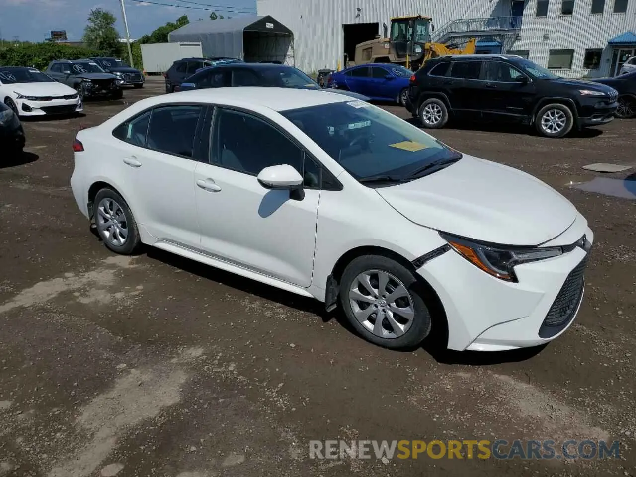 4 fotografías del automóvil dañado 5YFBPRBEXLP052795 TOYOTA COROLLA 2020