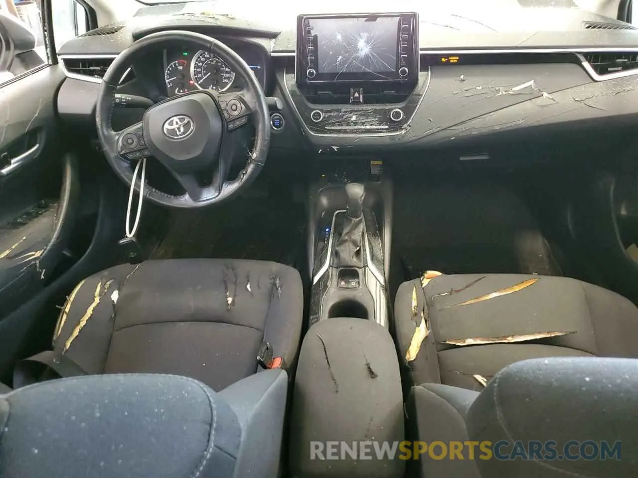 8 fotografías del automóvil dañado 5YFBPRBEXLP111652 TOYOTA COROLLA 2020