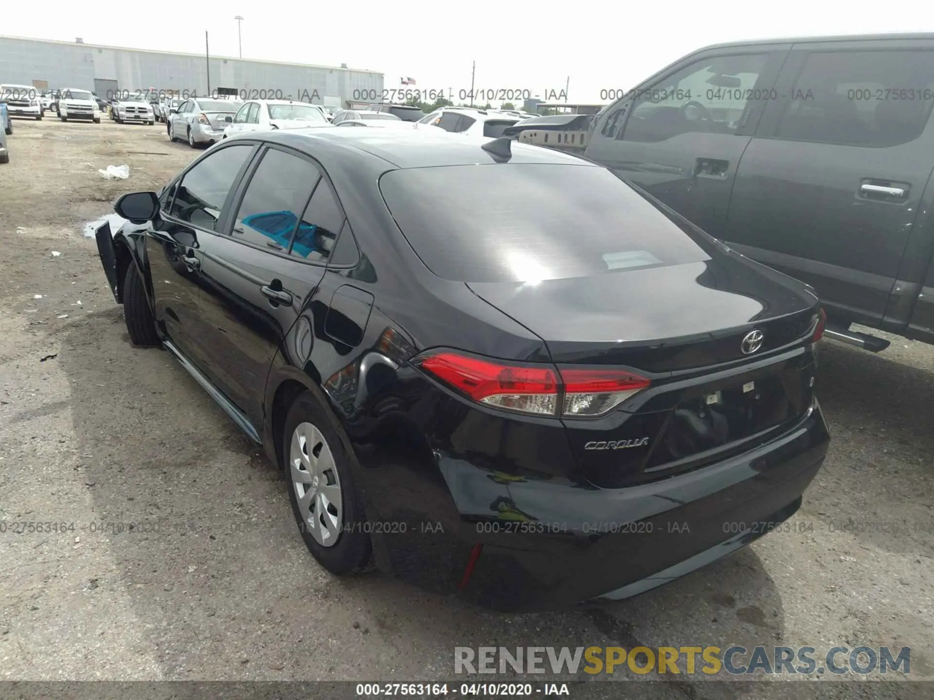 3 fotografías del automóvil dañado 5YFDPRAE0LP065940 TOYOTA COROLLA 2020