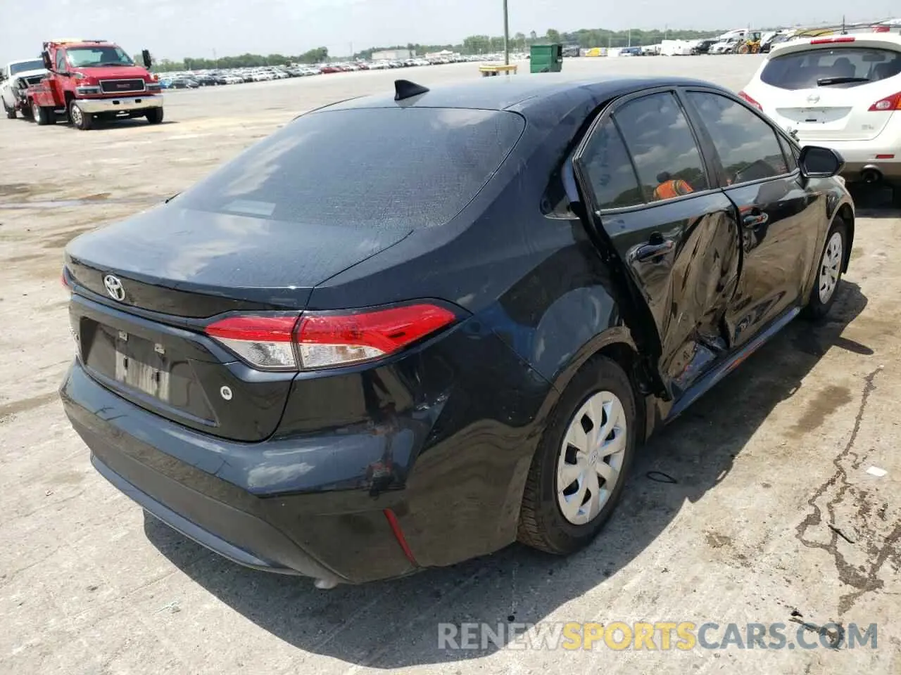 4 fotografías del automóvil dañado 5YFDPRAE0LP106194 TOYOTA COROLLA 2020