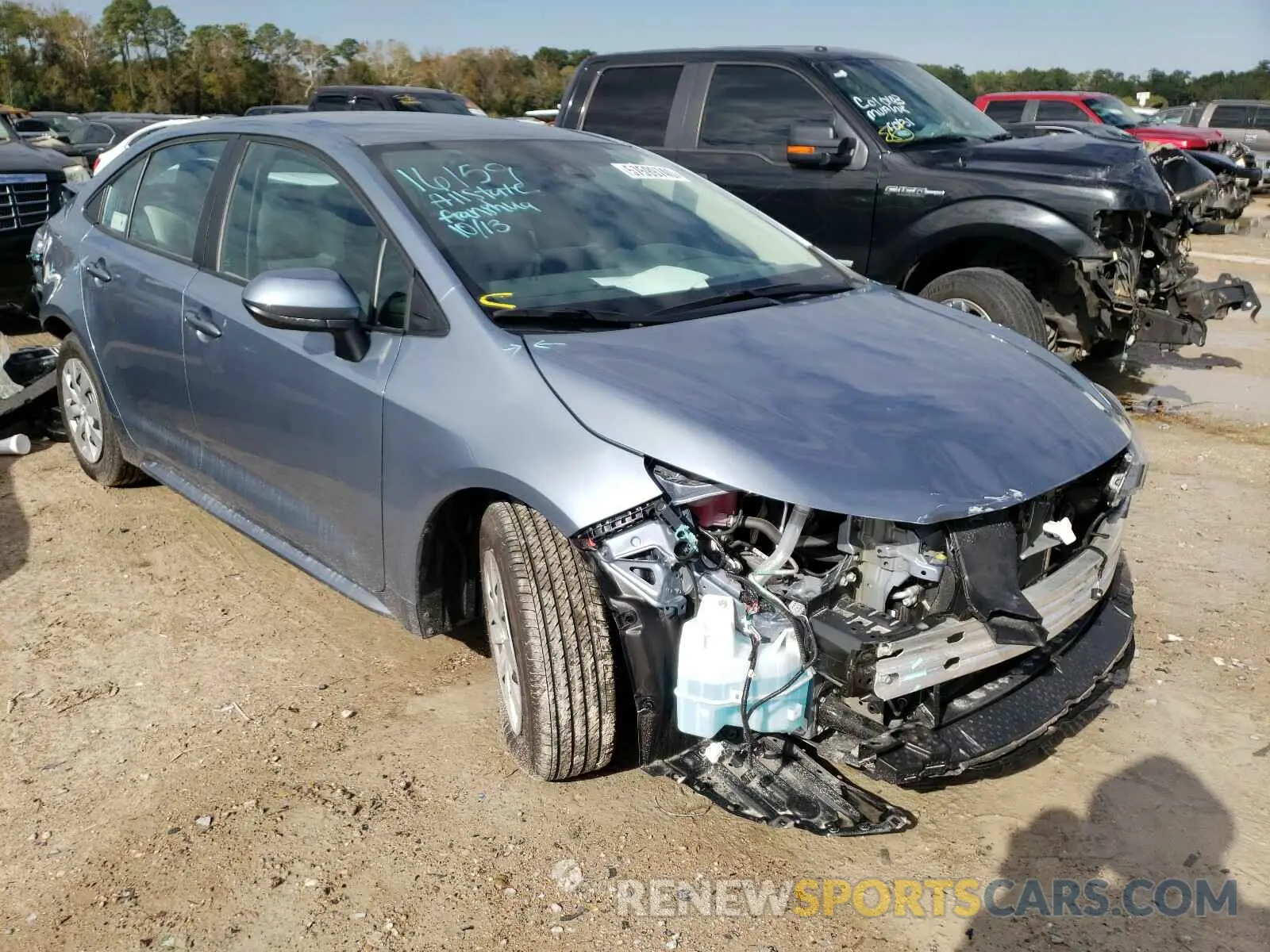 1 fotografías del automóvil dañado 5YFDPRAE0LP122413 TOYOTA COROLLA 2020