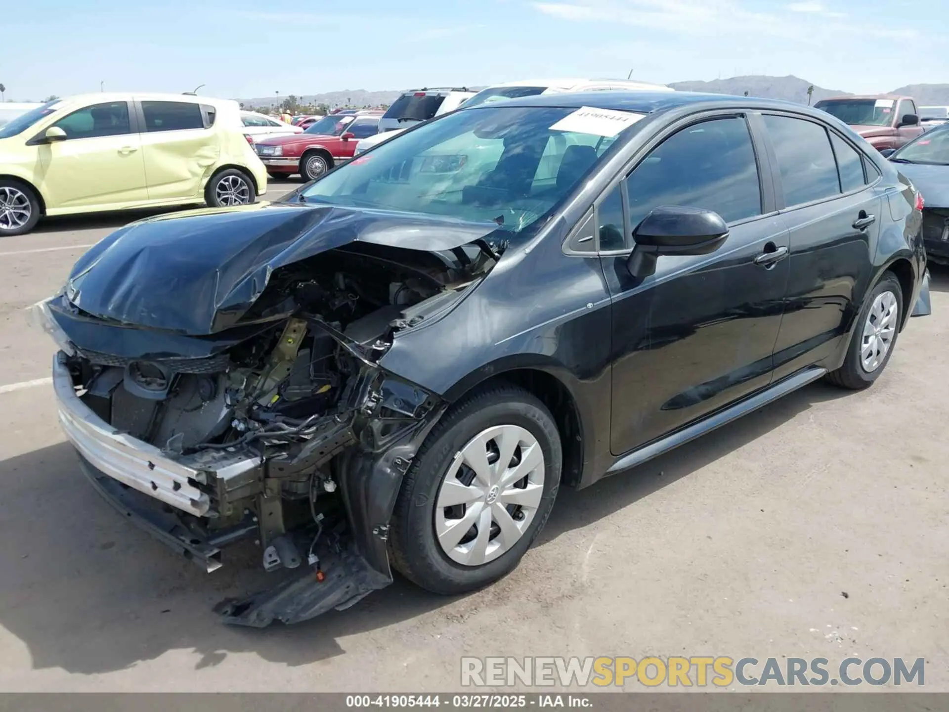 2 fotografías del automóvil dañado 5YFDPRAE2LP073568 TOYOTA COROLLA 2020