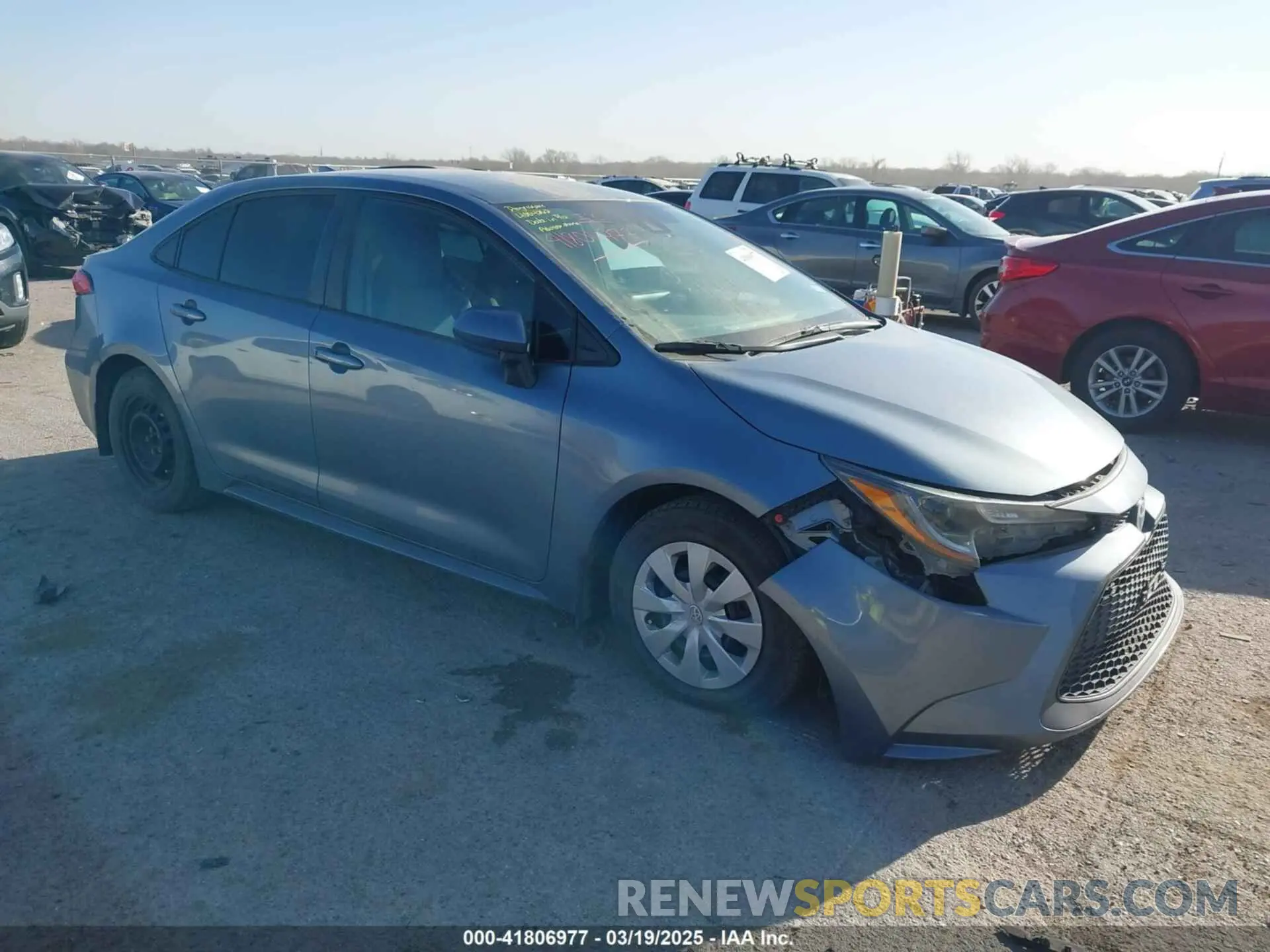 1 fotografías del automóvil dañado 5YFDPRAE2LP129573 TOYOTA COROLLA 2020