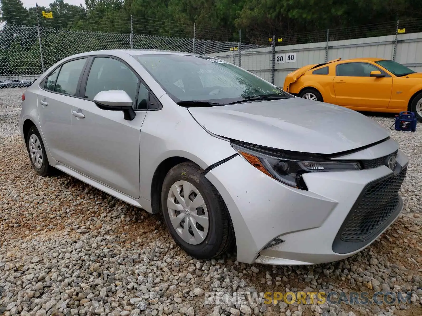 1 fotografías del automóvil dañado 5YFDPRAE3LP037176 TOYOTA COROLLA 2020