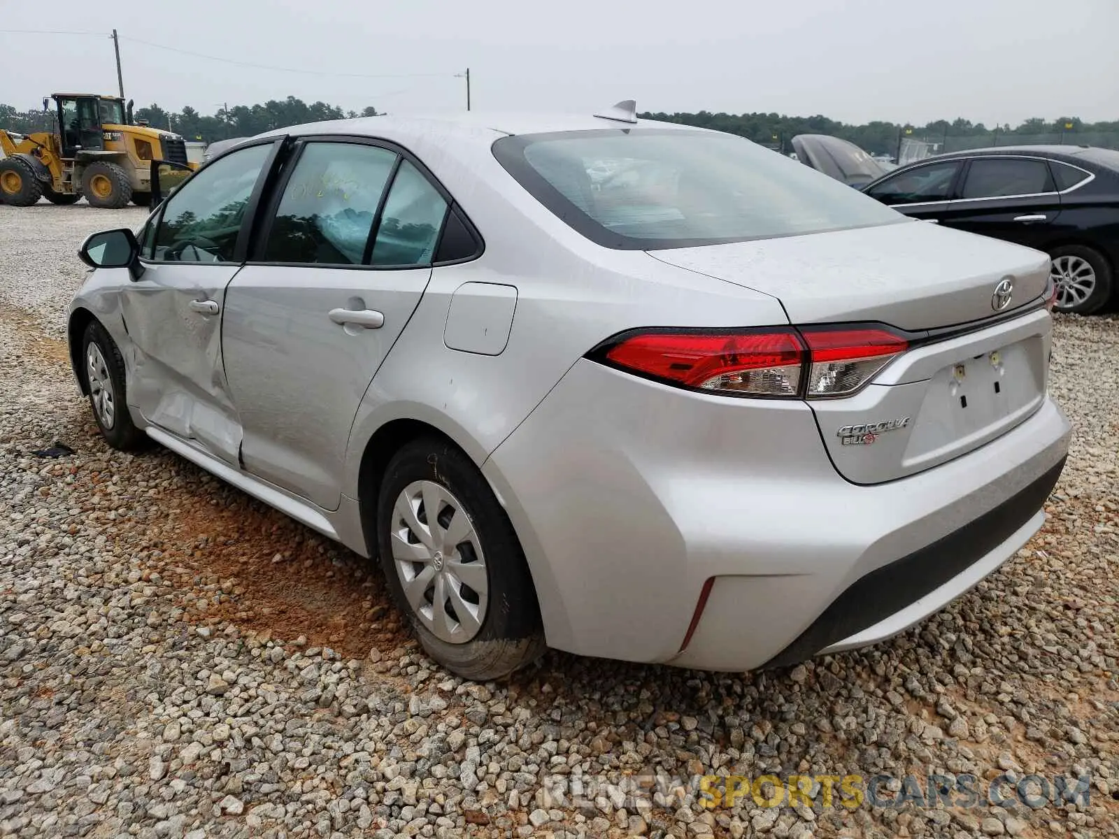 3 fotografías del automóvil dañado 5YFDPRAE3LP037176 TOYOTA COROLLA 2020