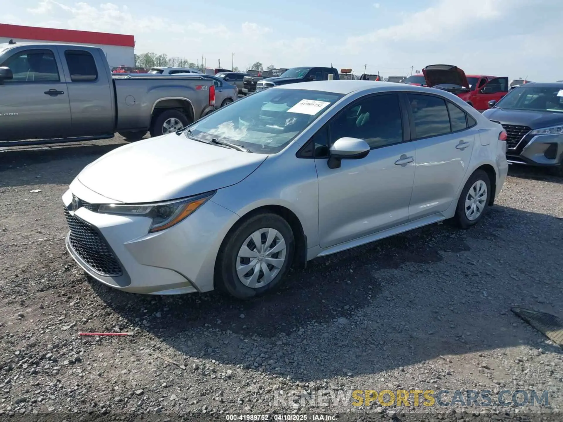 2 fotografías del automóvil dañado 5YFDPRAE6LP026978 TOYOTA COROLLA 2020