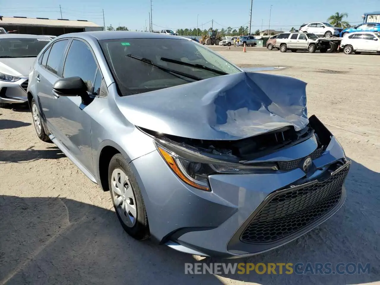 1 fotografías del automóvil dañado 5YFDPRAE6LP106460 TOYOTA COROLLA 2020