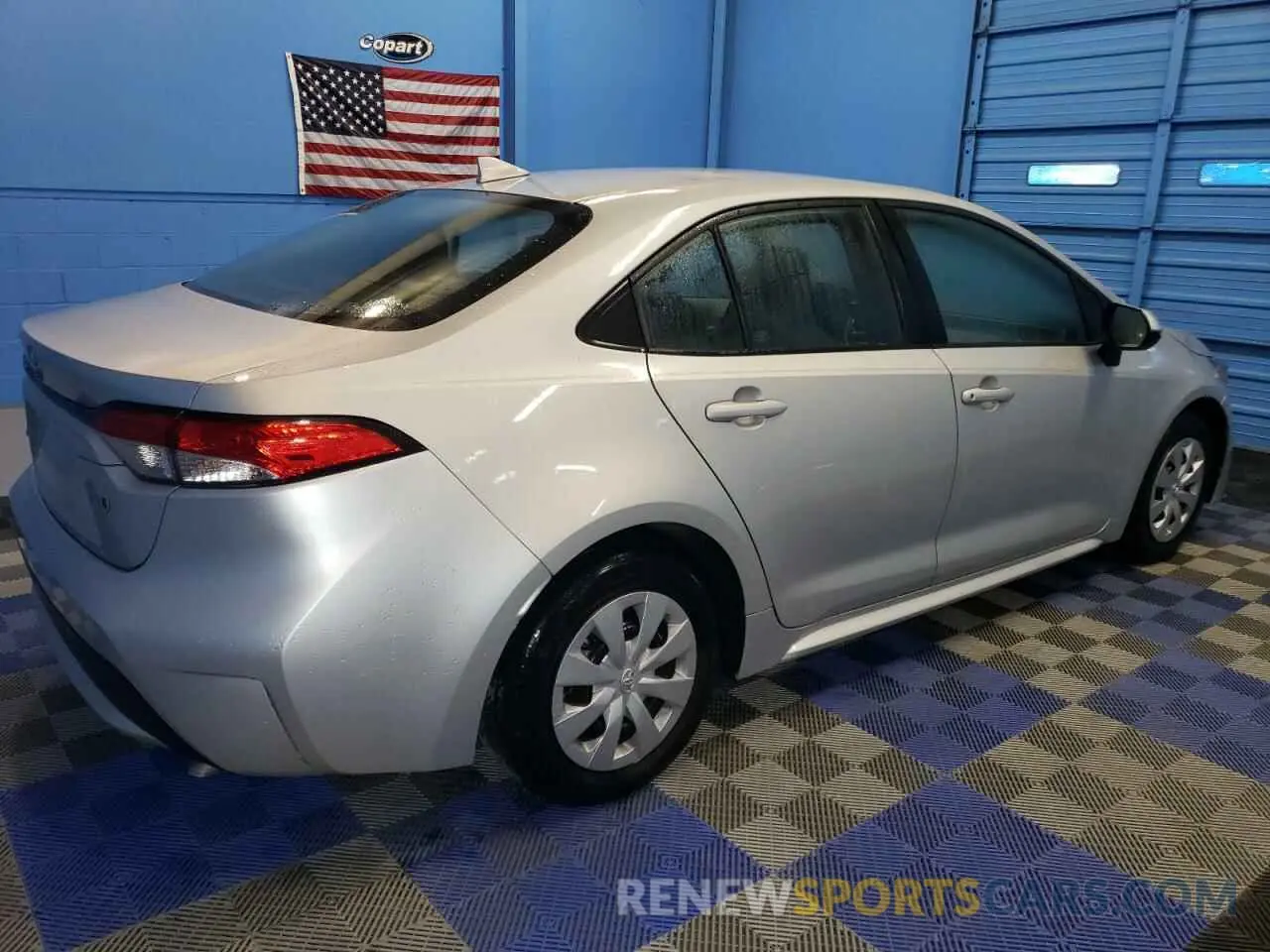 3 fotografías del automóvil dañado 5YFDPRAE6LP116471 TOYOTA COROLLA 2020