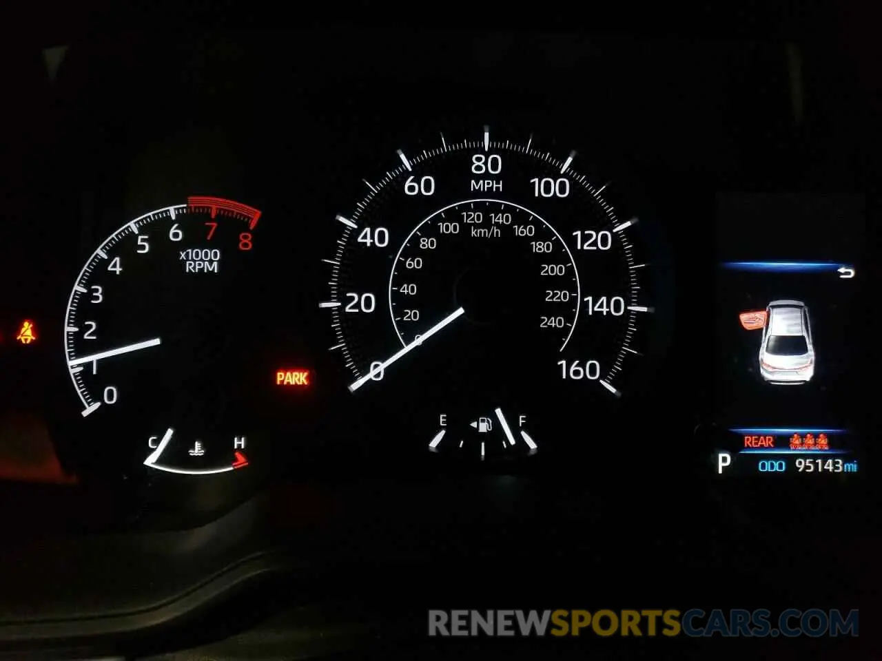 9 fotografías del automóvil dañado 5YFDPRAE6LP116471 TOYOTA COROLLA 2020