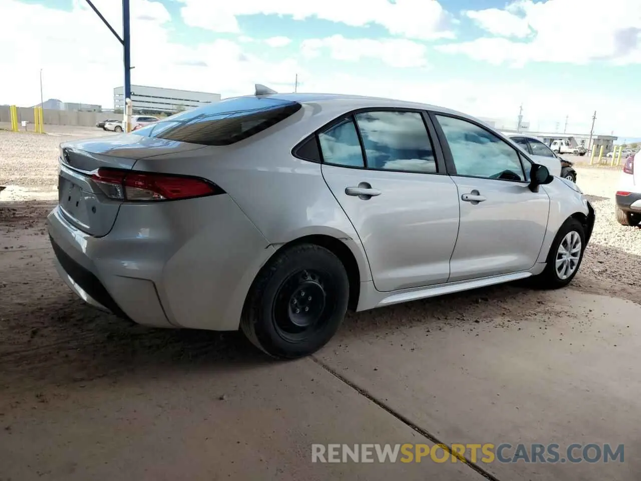3 fotografías del automóvil dañado 5YFDPRAE7LP072528 TOYOTA COROLLA 2020