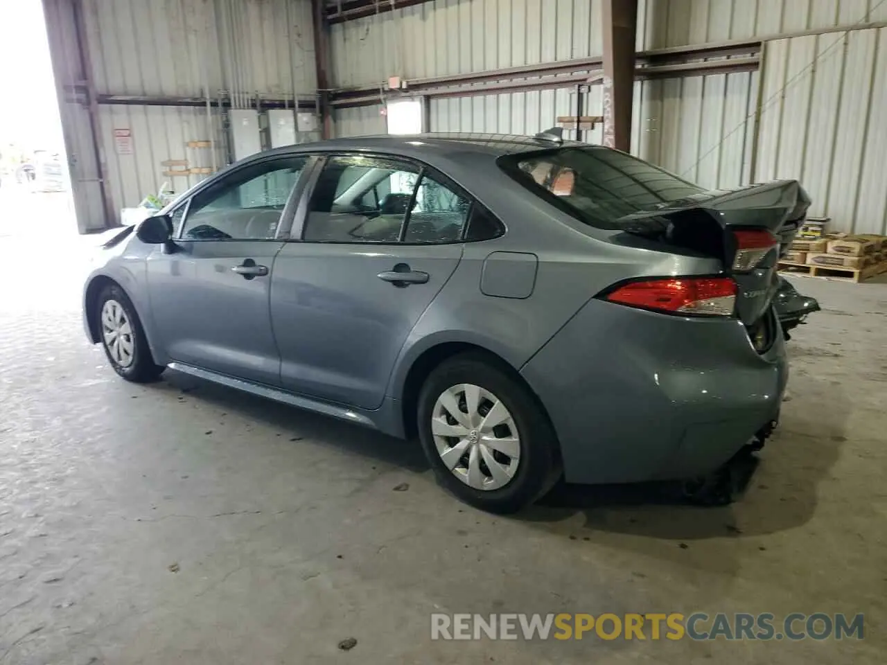 2 fotografías del automóvil dañado 5YFDPRAE8LP007445 TOYOTA COROLLA 2020