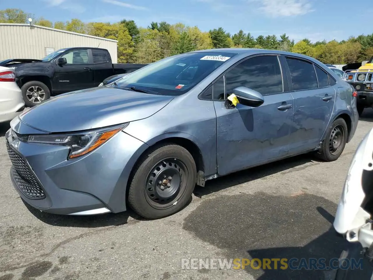 1 fotografías del automóvil dañado 5YFDPRAE9LP045721 TOYOTA COROLLA 2020