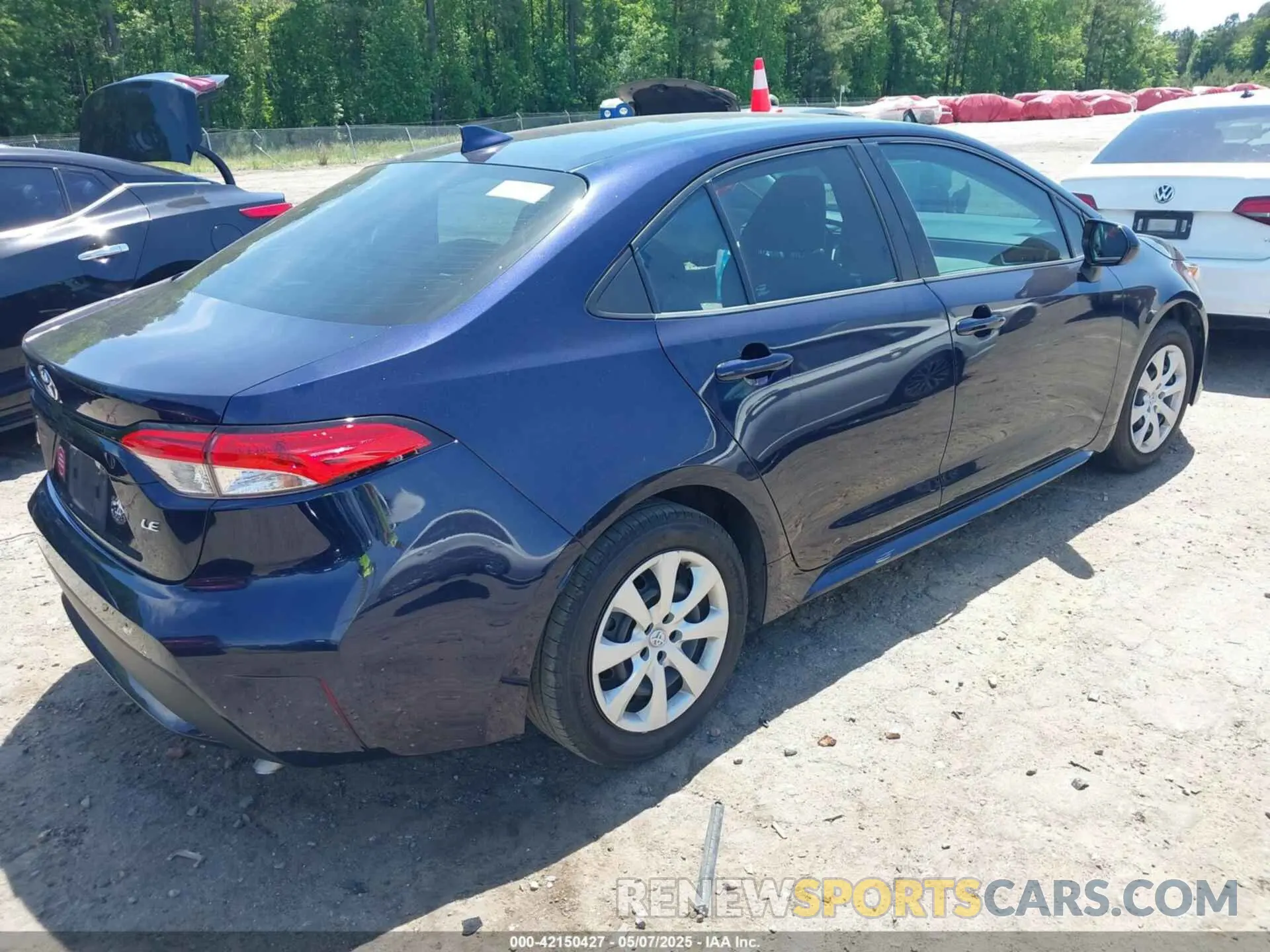 4 fotografías del automóvil dañado 5YFEPRAE0LP004074 TOYOTA COROLLA 2020